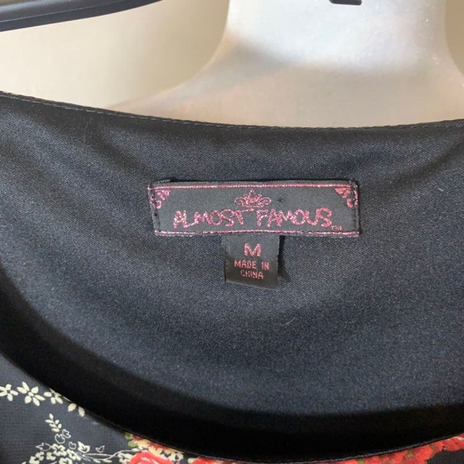 Almost Famous Almost Famous Women Black Mini Dress size M Size M / US 6-8 / IT 42-44 - 2 Thumbnail