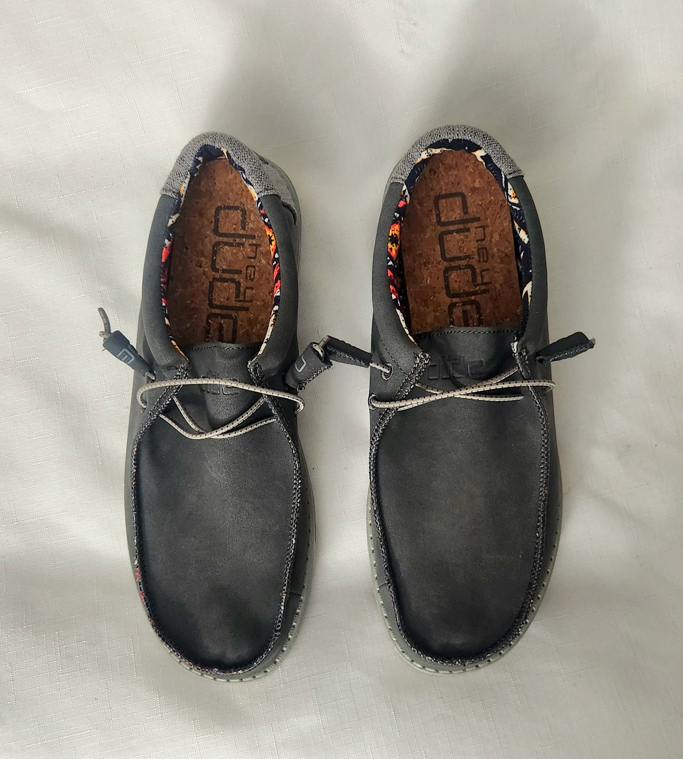 Other Hey Dude Men's Wally Recycled Leather Rounded Toe SZ 13 Size US 13 / EU 46 - 3 Thumbnail