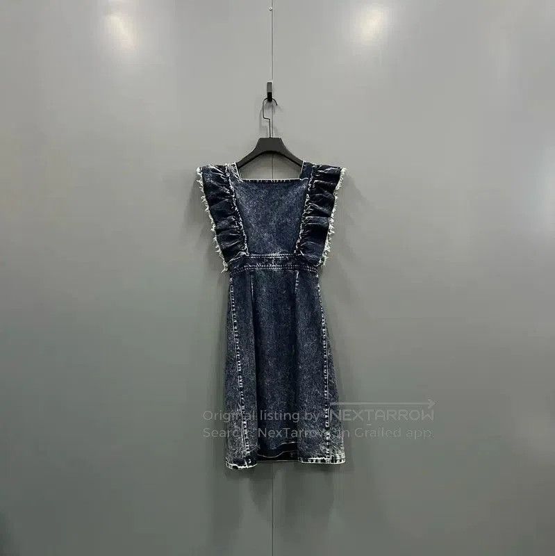 Miu Miu Miu Miu Summer Blue Cotton Long Dress . Size XXS / US 00 / IT 34 - 1 Thumbnail
