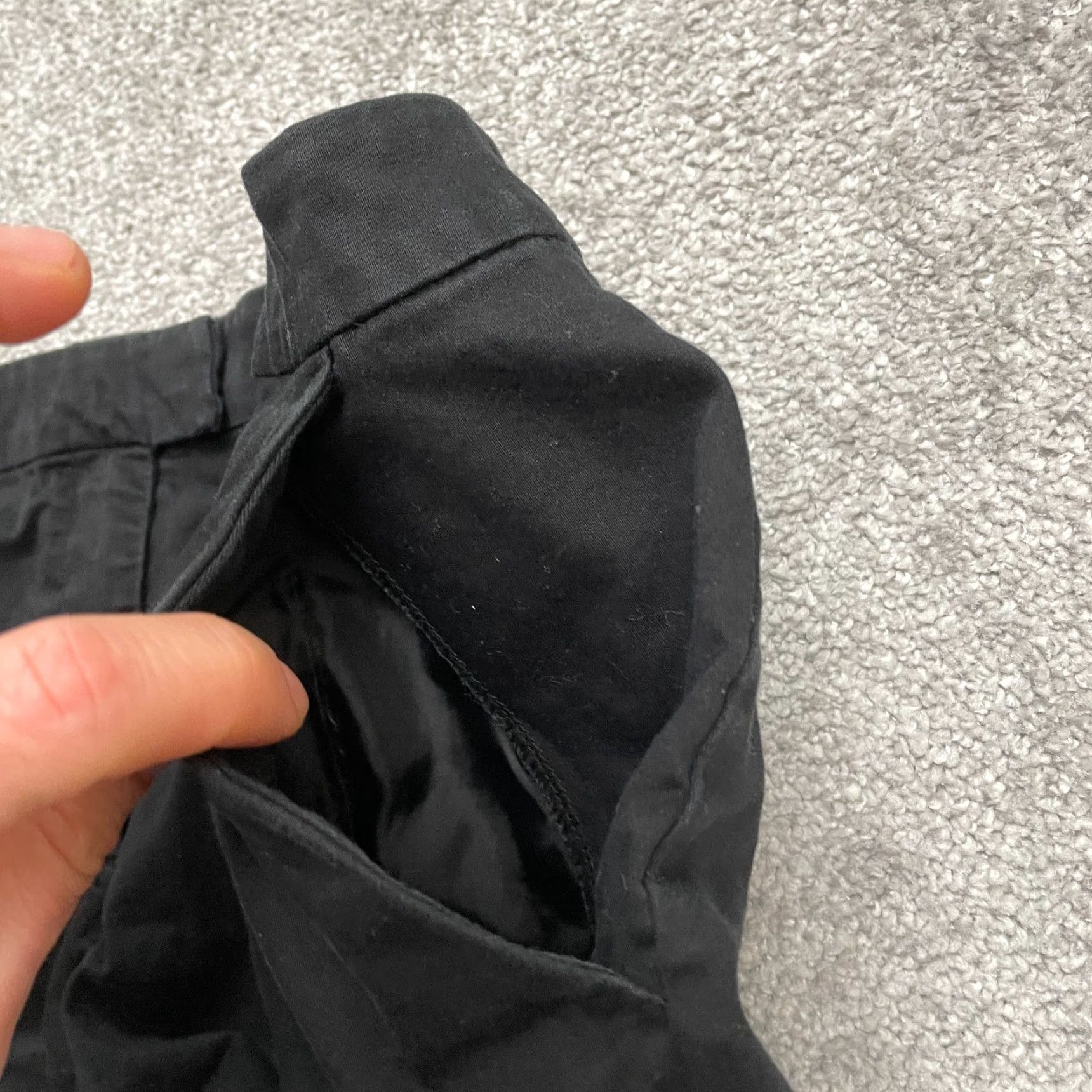 H&M H&M Shorts Womens 10 Black Chino Cotton Stretch Casual Pockets Mid Rise Size 32" / US 10 / IT 46 - 5 Thumbnail