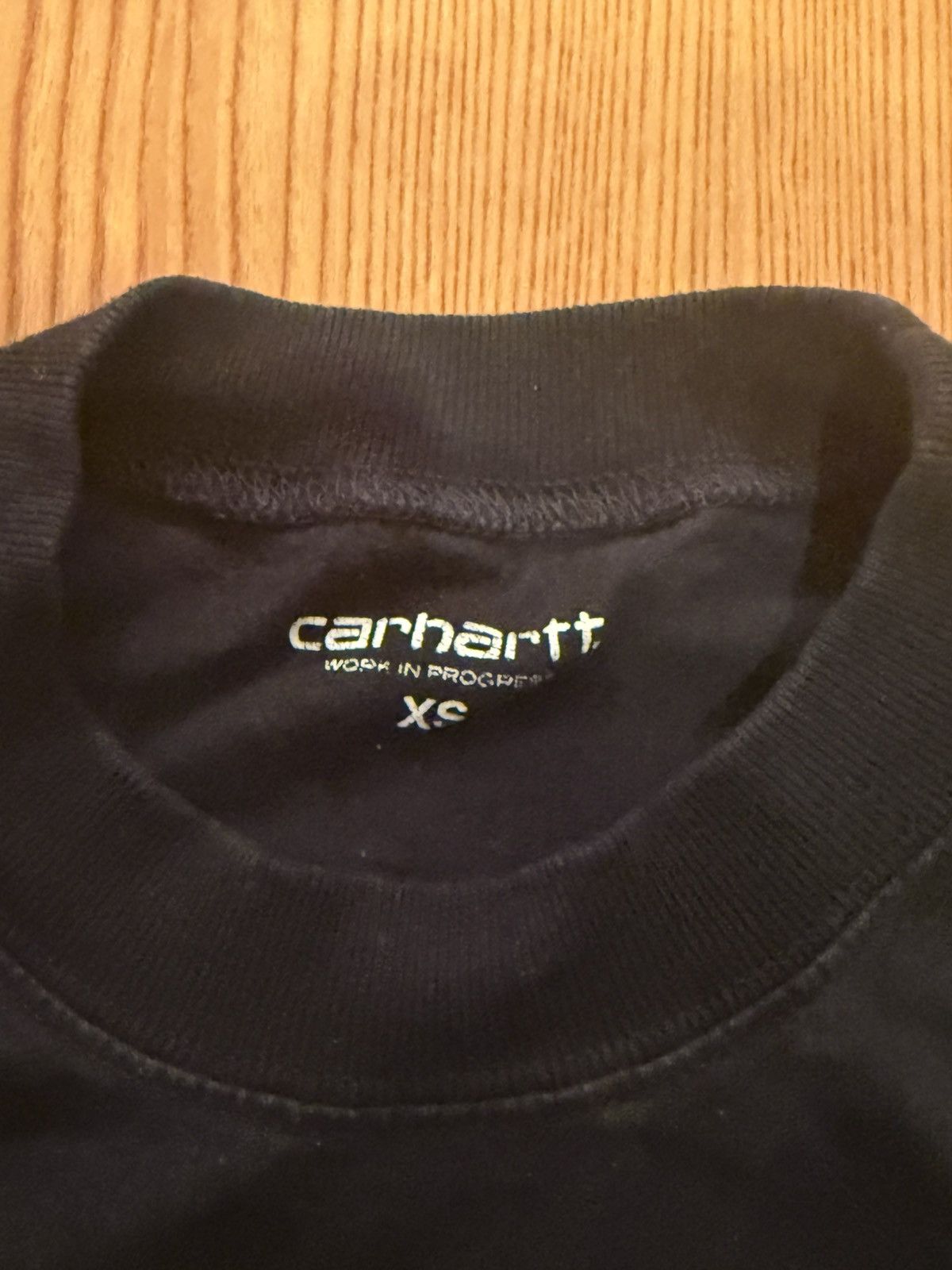 Carhartt Wip Carhartt WIP Black tee with contrast stitching Size US XS / EU 42 / 0 - 3 Thumbnail