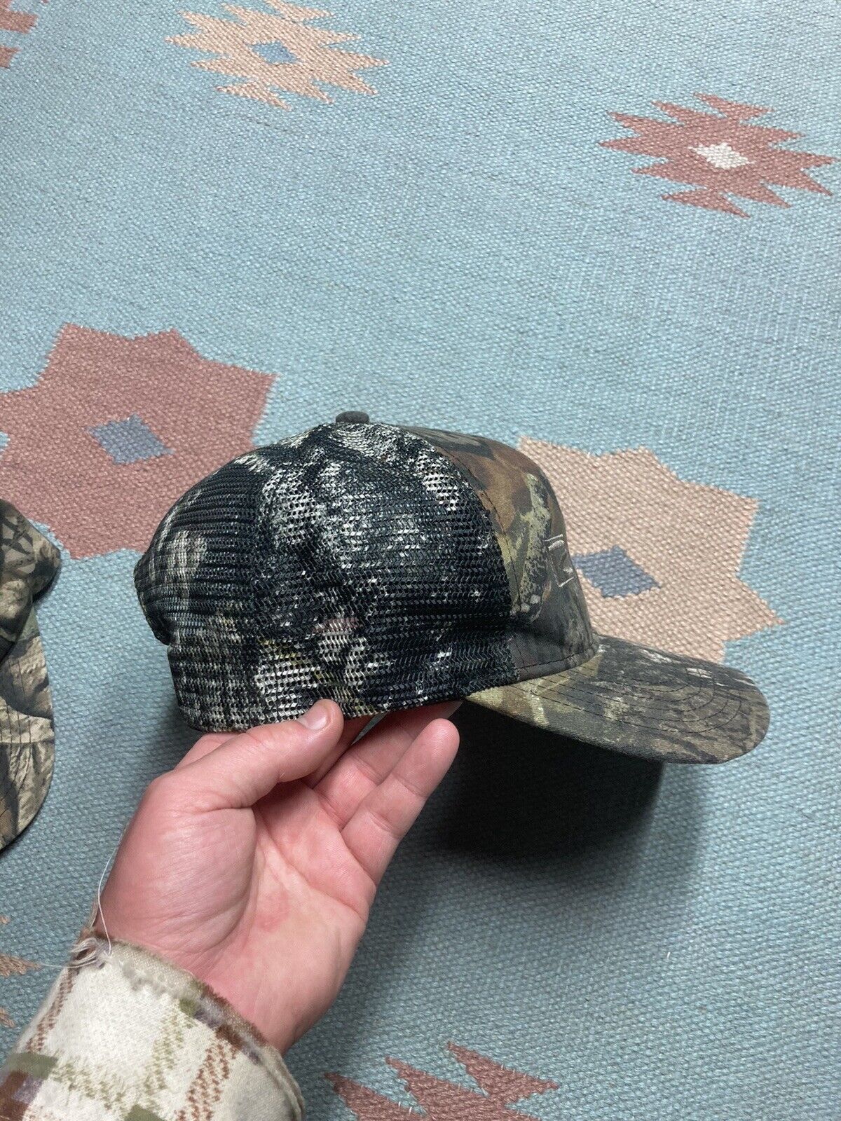 Mossy Oaks × Vintage VTG trucker hat camo break tree mossy oak kreiling roofing Size ONE SIZE - 7 Thumbnail