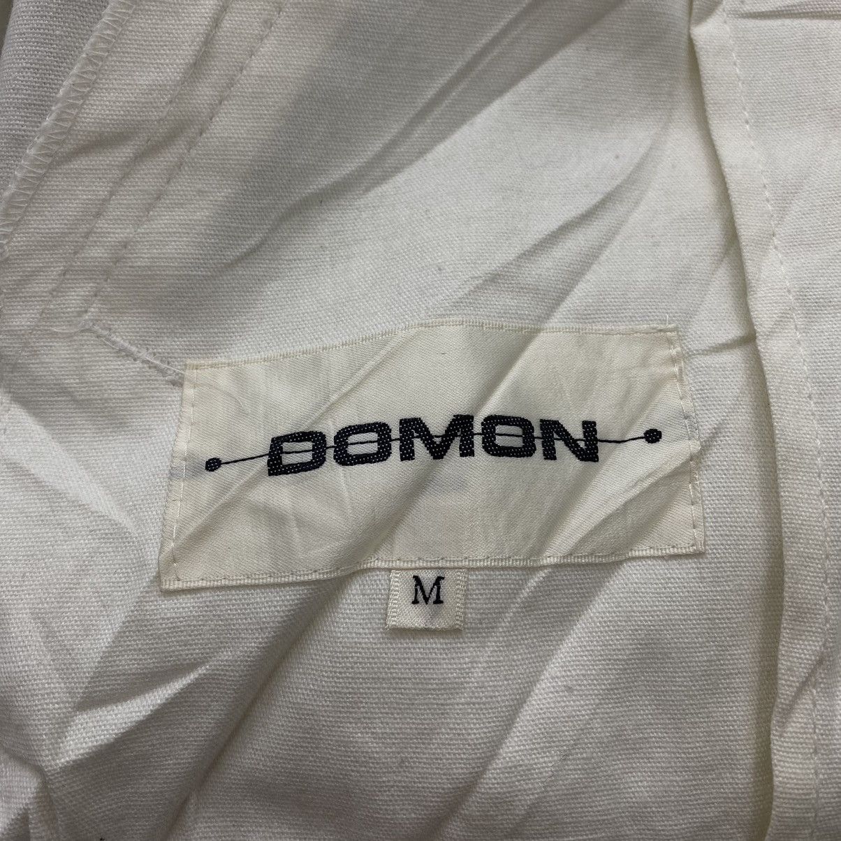 Japanese Brand Vintage DOMON Japanese Brand Plain White Bomber Jacket Size US M / EU 48-50 / 2 - 5 Thumbnail