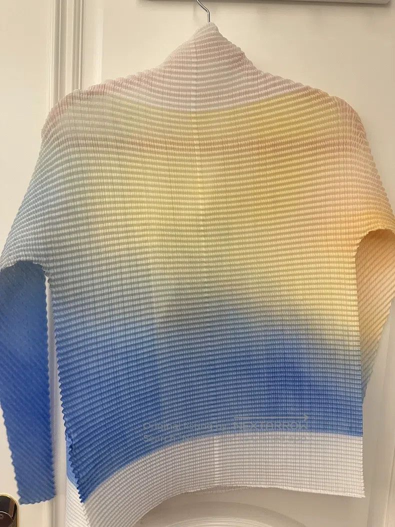 Issey Miyake Issey Miyake Color Block Coat Size M / US 6-8 / IT 42-44 - 2 Thumbnail