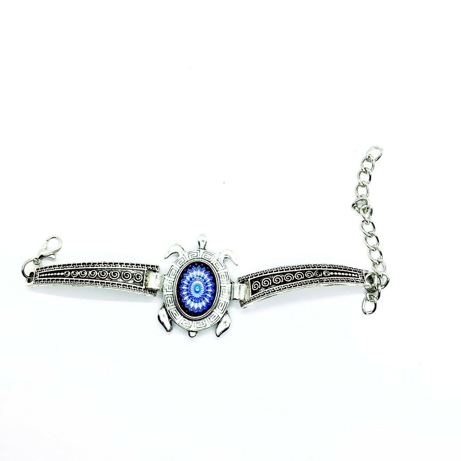 Other Boho Sea Turtle Rhinestone Silver-Tone Bracelet Size ONE SIZE - 1 Thumbnail