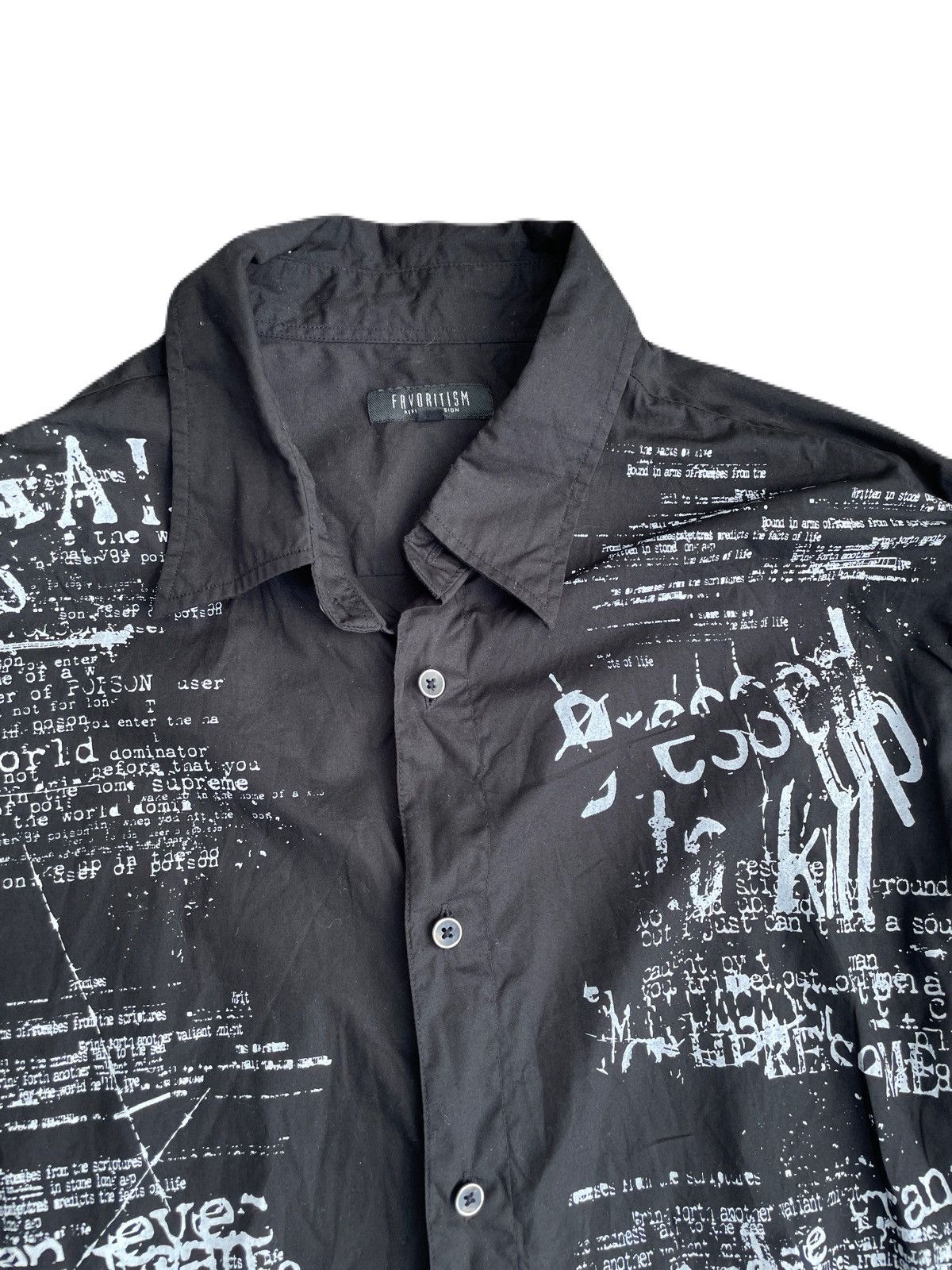 If Six Was Nine 2000s Japanese archive Vkei Dark Poem Button Up Shirts Y2K Size US XL / EU 56 / 4 - 5 Thumbnail