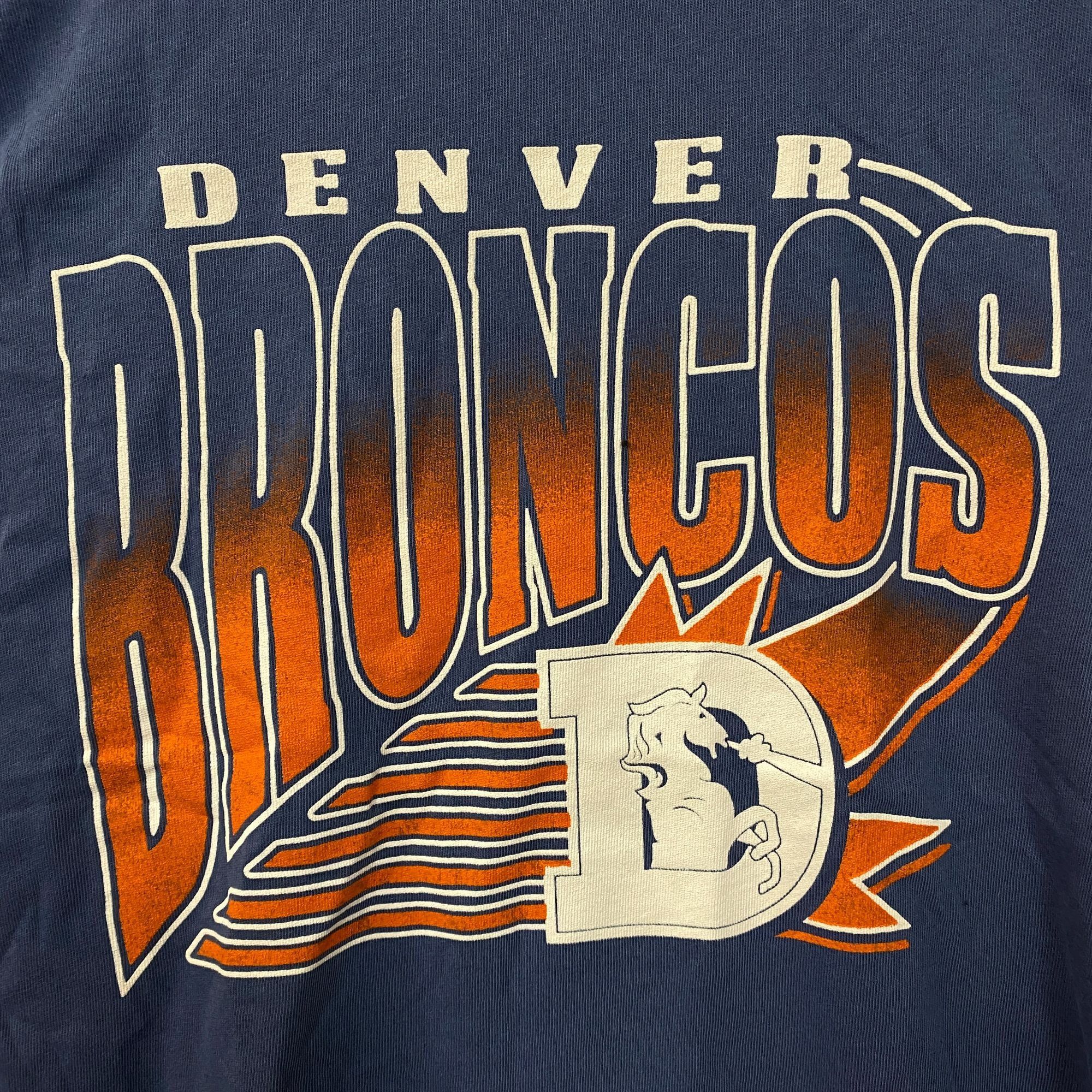 Junk Food Junk Food Clothing NFL Denver Broncos Chrome Retro Style T-S Size US M / EU 48-50 / 2 - 2 Thumbnail