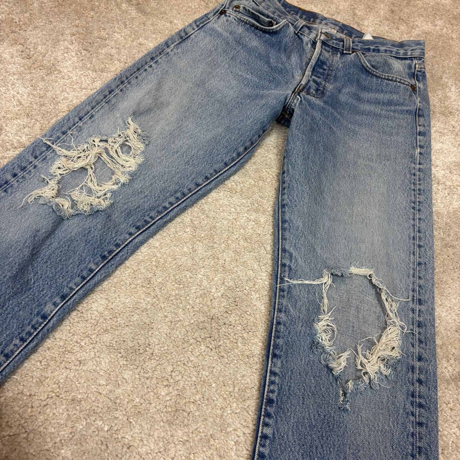 Levi's × Vintage Vintage 80s Levi's 501 Straight Leg Jeans 30x32 (28x29) Size US 28 / EU 44 - 12 Thumbnail