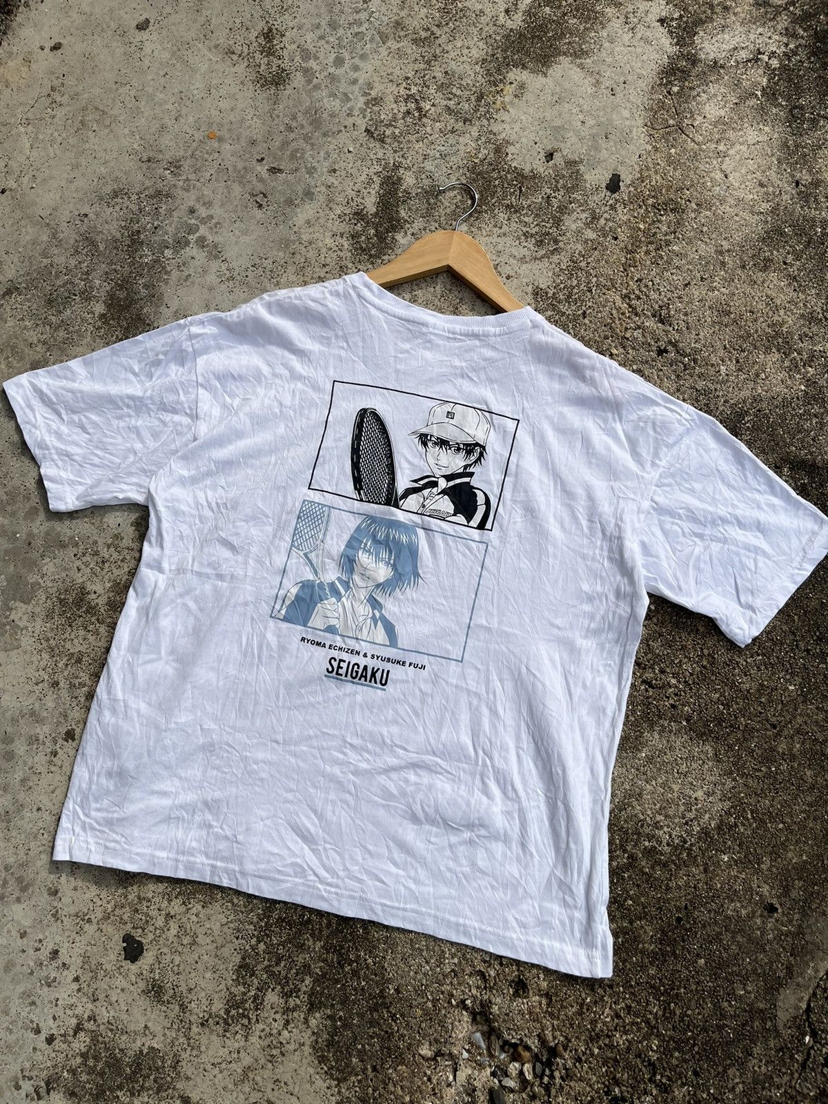 🔥Anime Seigaku Tennis Back hit Logo Tees