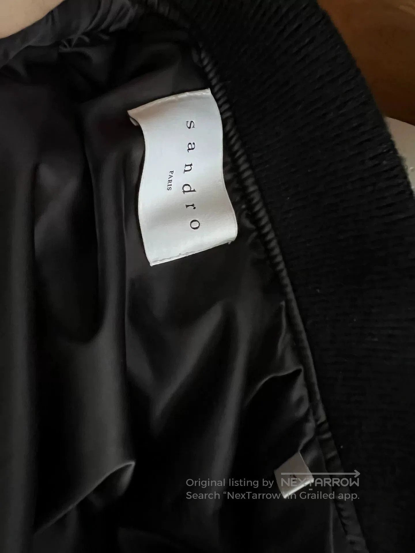 Japanese Brand Black Studded Flight Jacket. Size US L / EU 52-54 / 3 - 9 Thumbnail