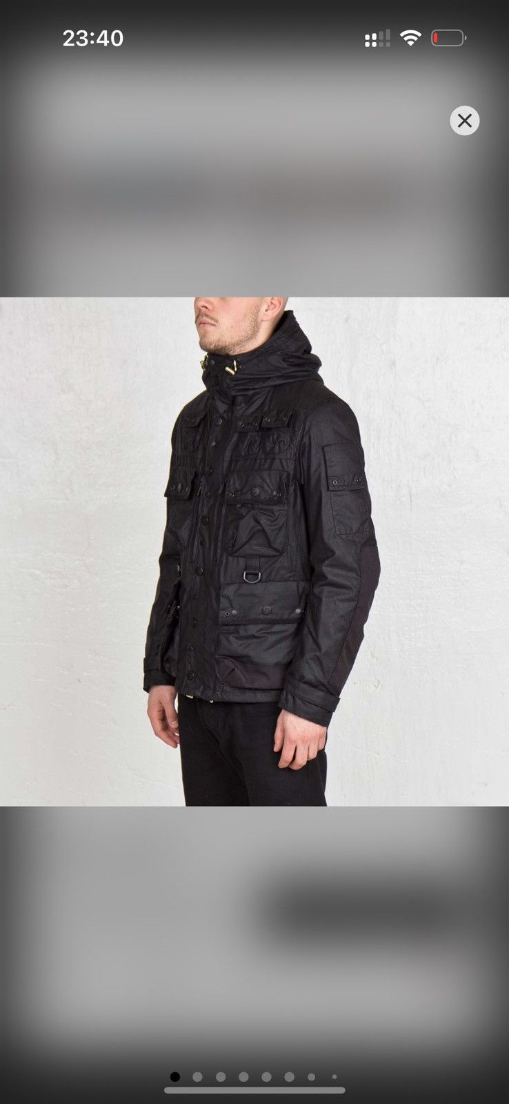 Adidas barbour coat sales