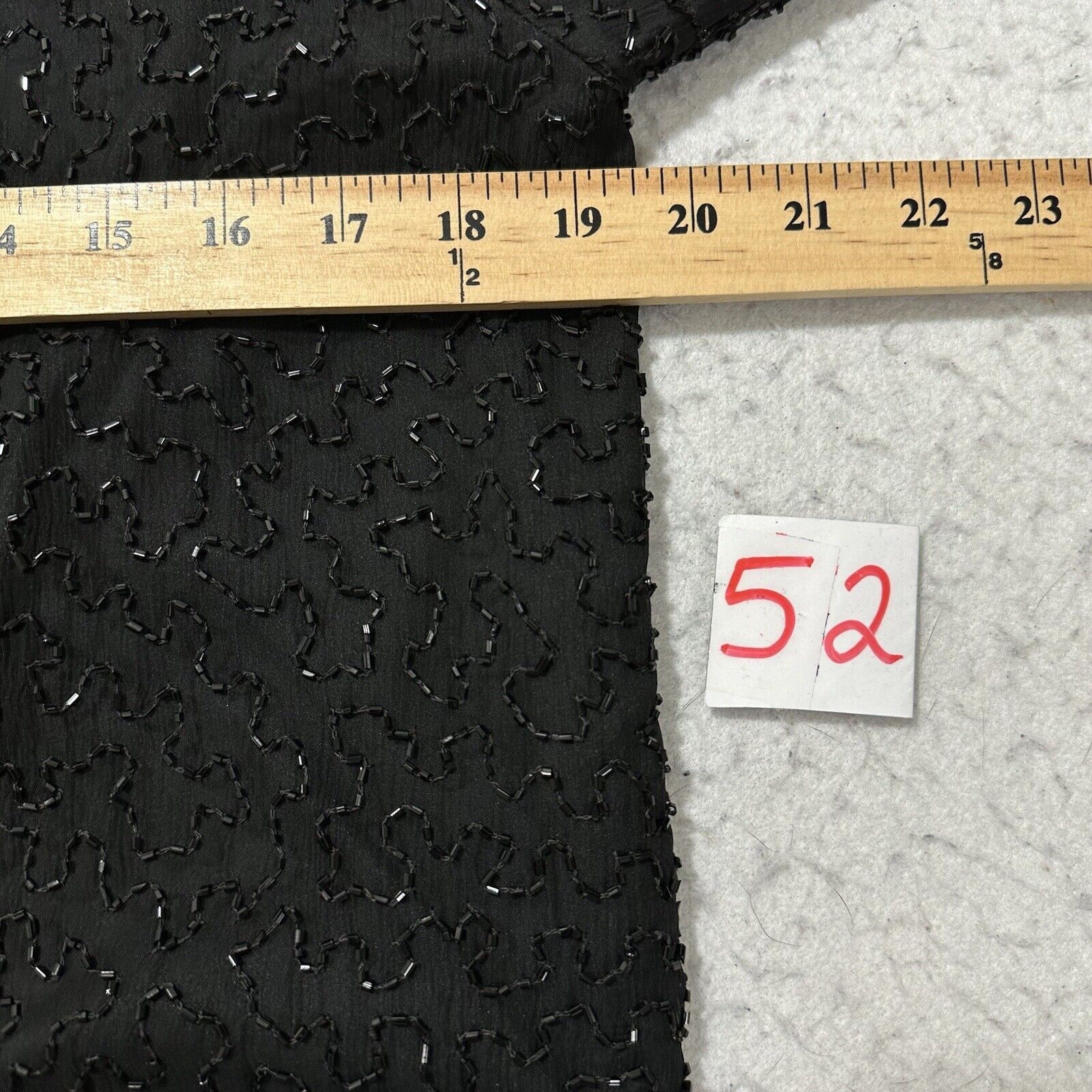 Vintage Vintage Stenay Medium Silk Bead Blazer Black Evening Jacket Size M / US 6-8 / IT 42-44 - 9 Thumbnail