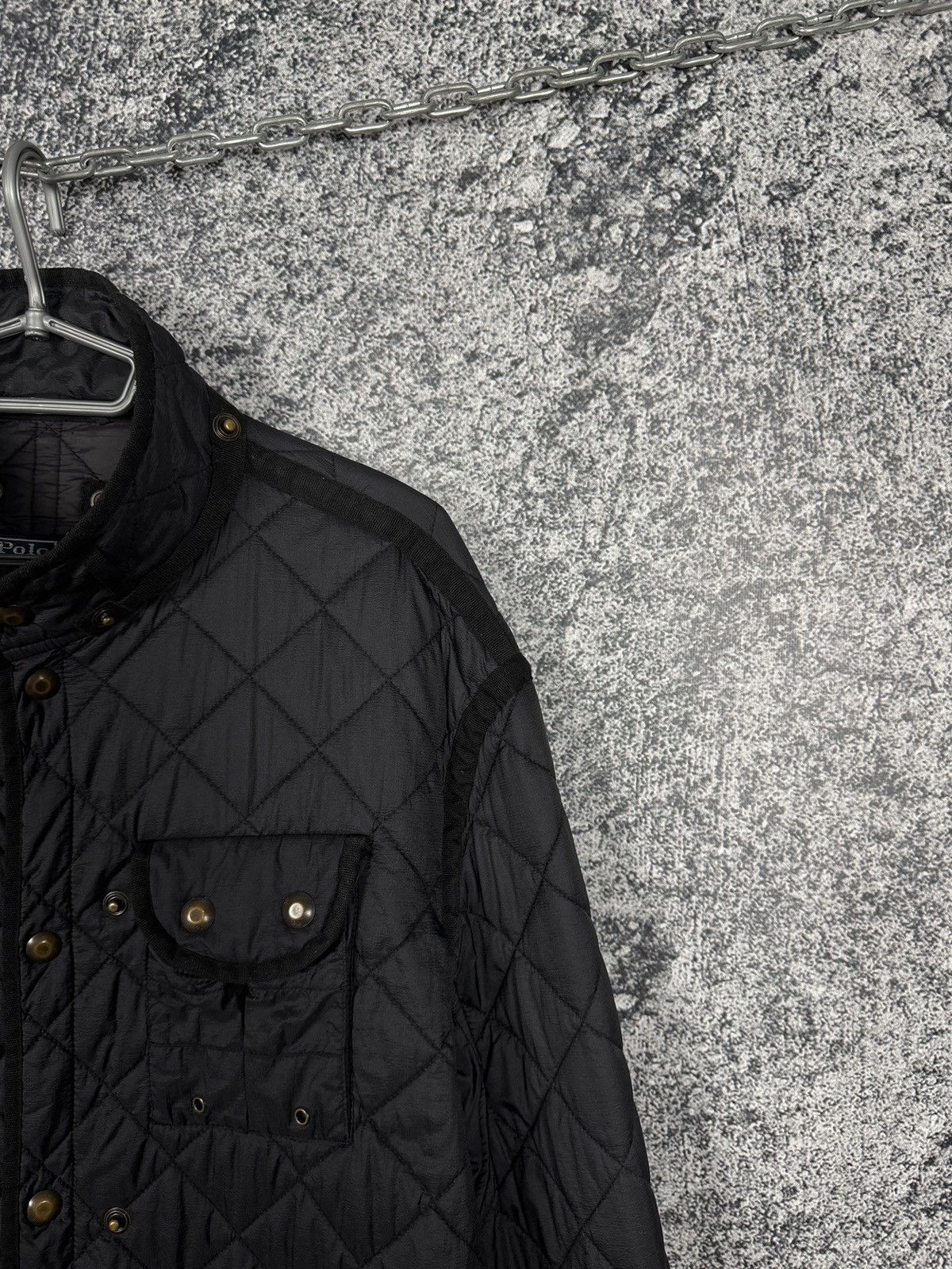 Polo Ralph Lauren APolo Ralph Lauren Quilted Black Jacket Nylon Vintage XL Size US XL / EU 56 / 4 - 2 Thumbnail