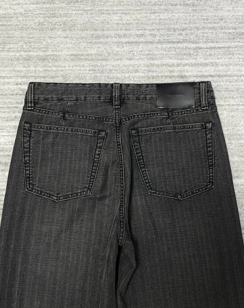 Our Legacy Our Legacy Our legacy Black and gray striped jeans-2507 Size US 27 - 4 Thumbnail