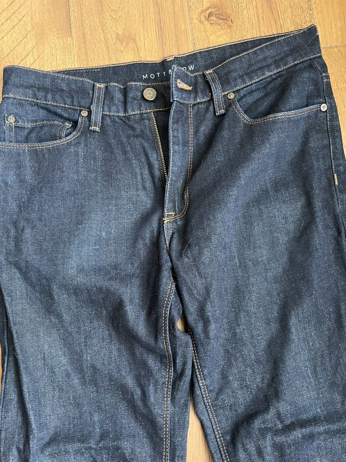 Mott & Bow Mott and Bow Raw Denim Slim Gently worn 32 x 32. Size US 32 / EU 48 - 5 Thumbnail