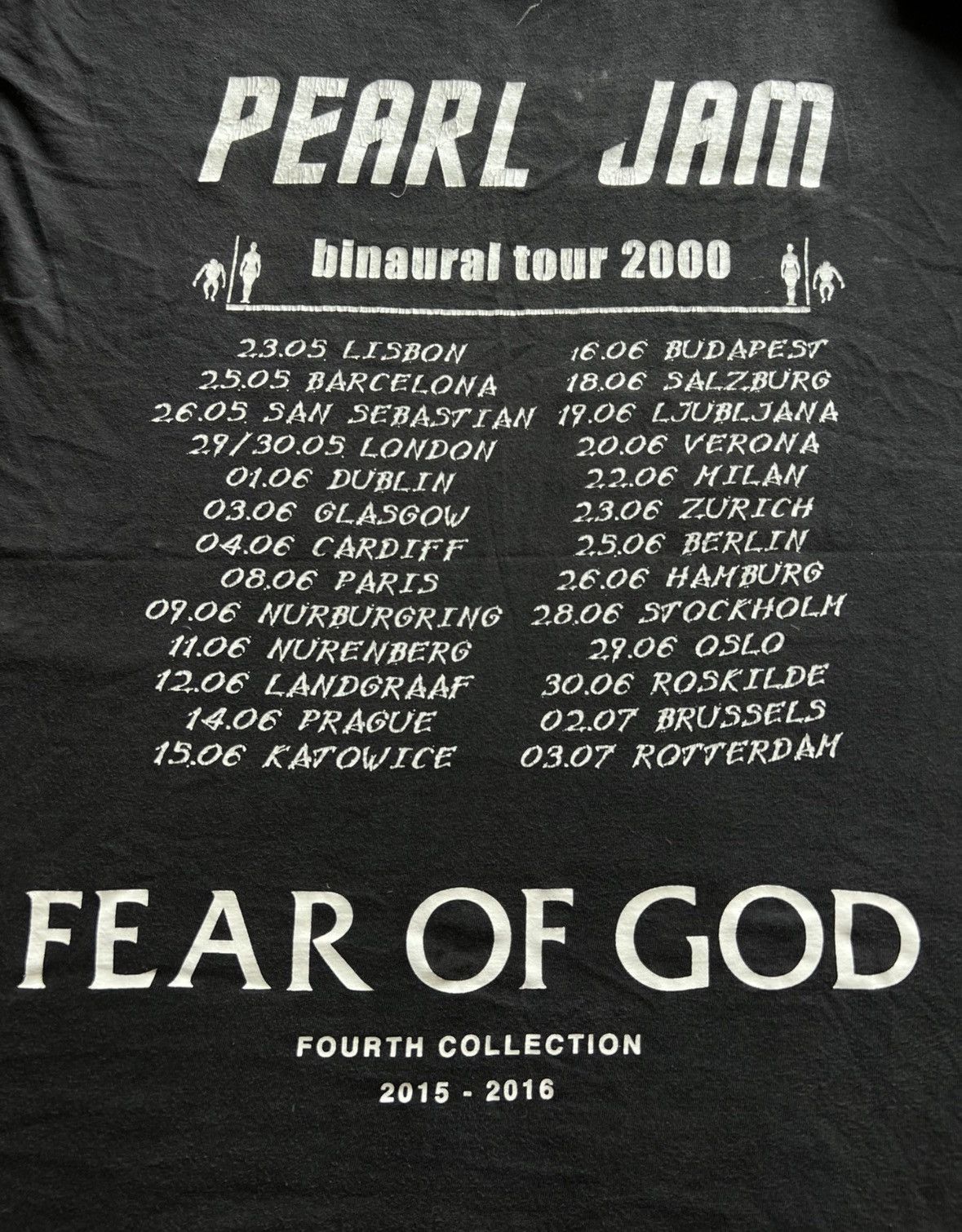 Fear of God Fog Pearl Jam vintage tee Size US L / EU 52-54 / 3 - 4 Thumbnail