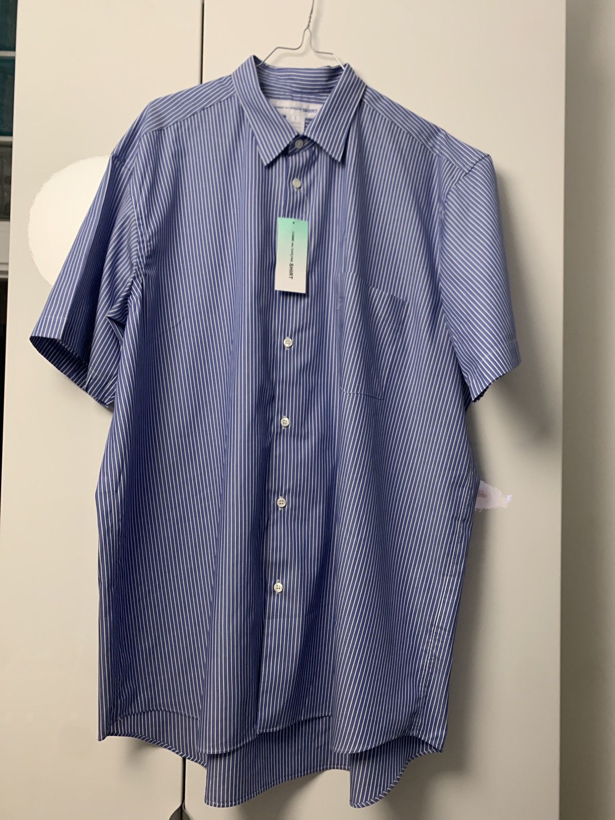 Comme des Garcons SHIRT Oversized striped shirt Size US L / EU 52-54 / 3 - 1 Thumbnail