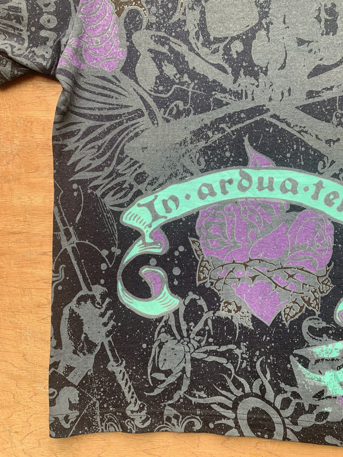 Art Comes First In.Ardua.tendit Full Print T Shirt Size US M / EU 48-50 / 2 - 12 Thumbnail