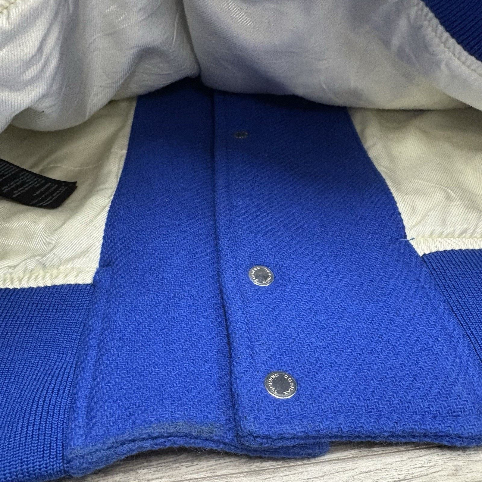 Amiri Amiri Dream Team Varsity Jacket ' Blue ' | WORN 3x Size US L / EU 52-54 / 3 - 16 Thumbnail
