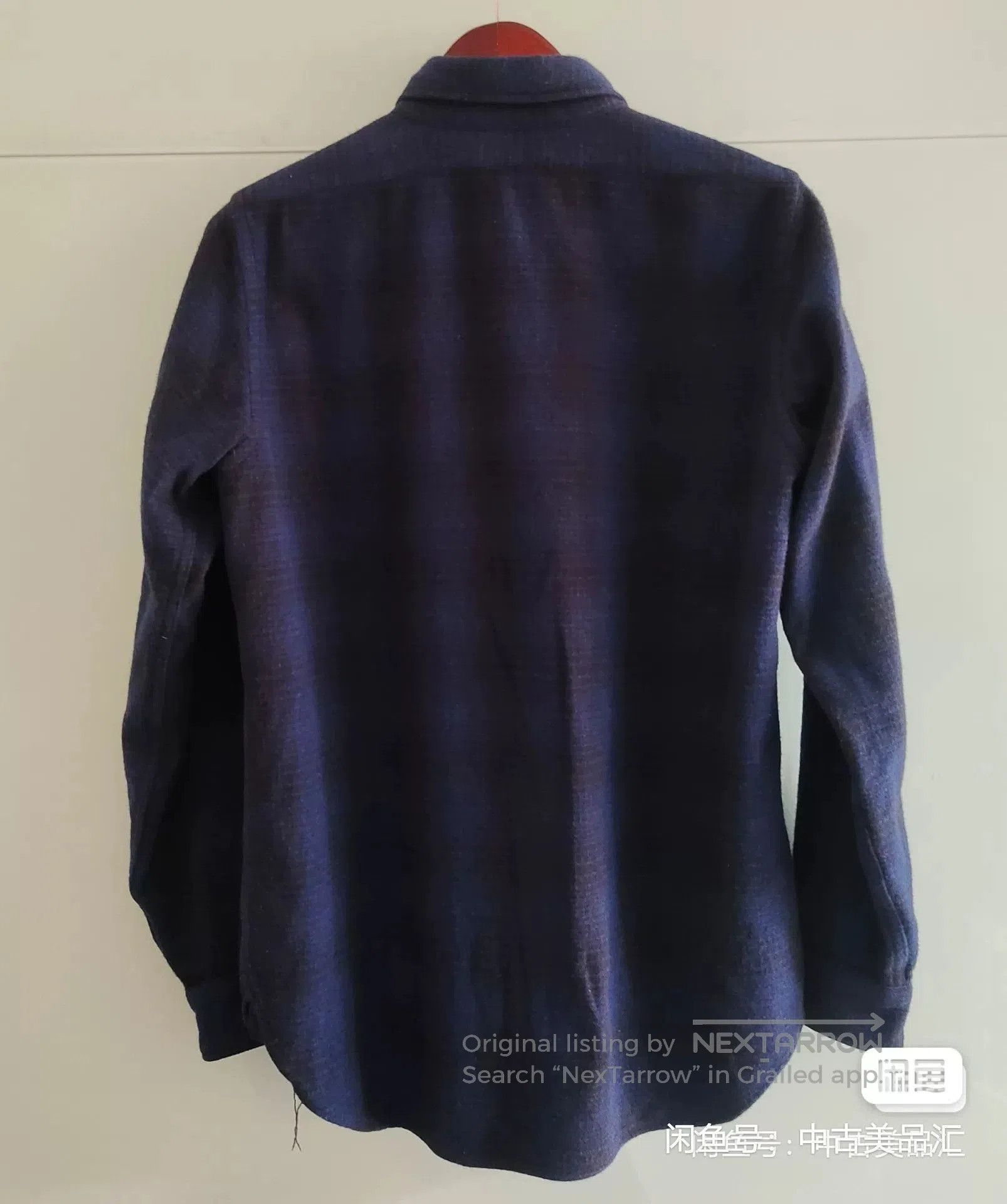 Freewheelers Freewheelers Navy Check Wool Shirt. Size US M / EU 48-50 / 2 - 2 Thumbnail
