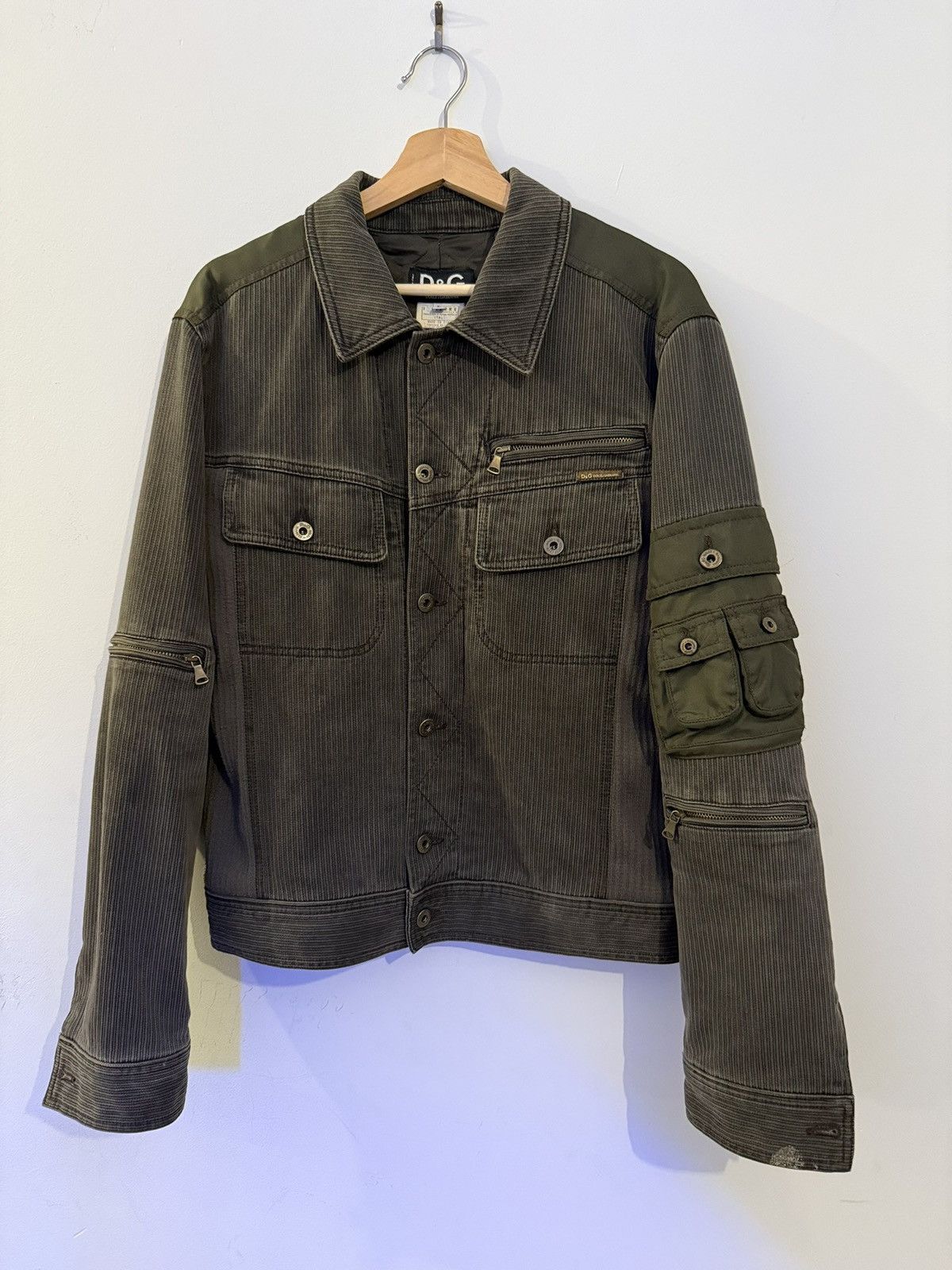 Dolce & Gabbana AW2003 Dolce And Gabbana Military Jacket Size US L / EU 52-54 / 3 - 1 Thumbnail