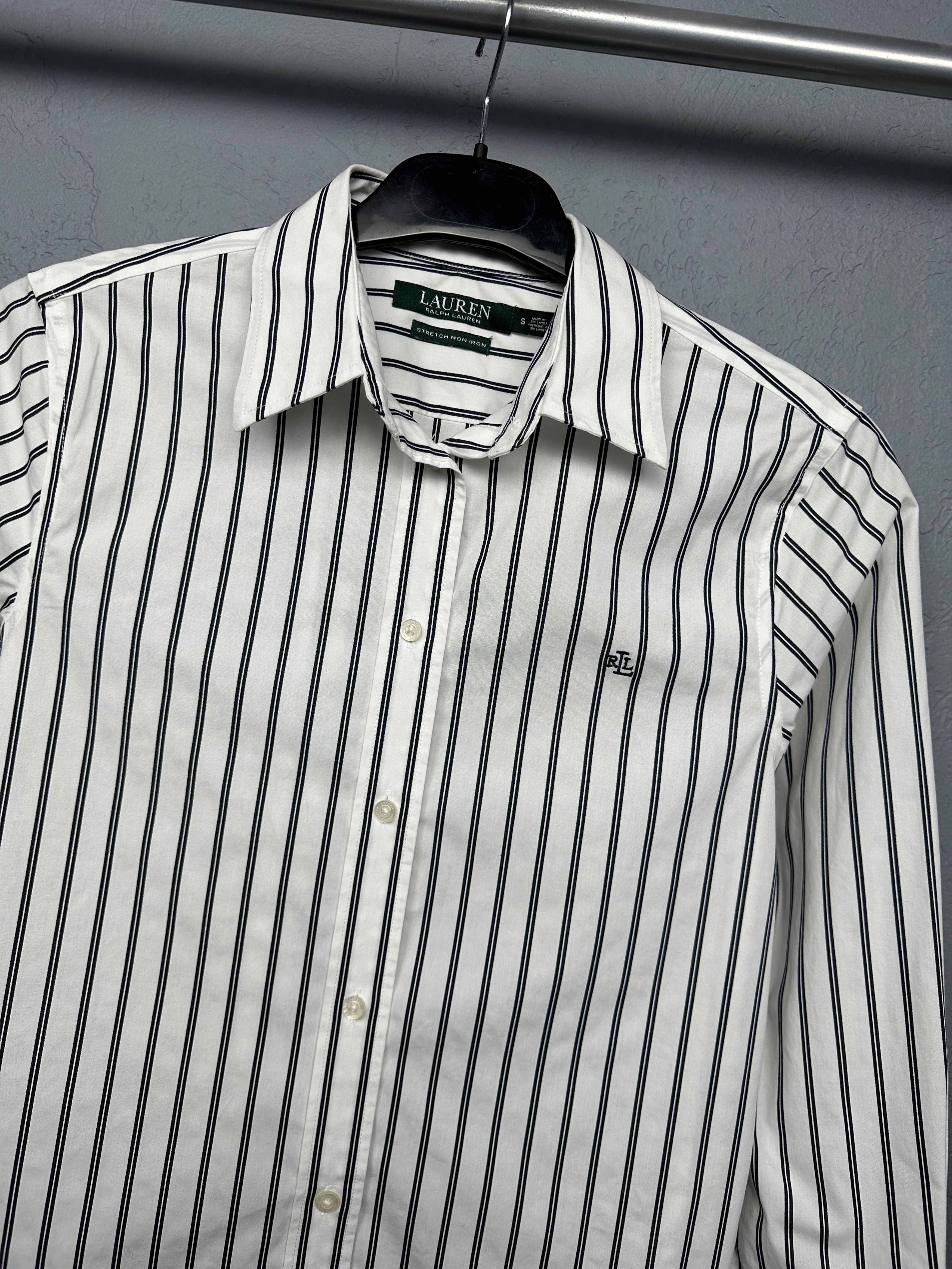 Polo Ralph Lauren Polo Ralph Lauren Womens Long Sleeve Striped Shirt Size S / US 4 / IT 40 - 2 Thumbnail