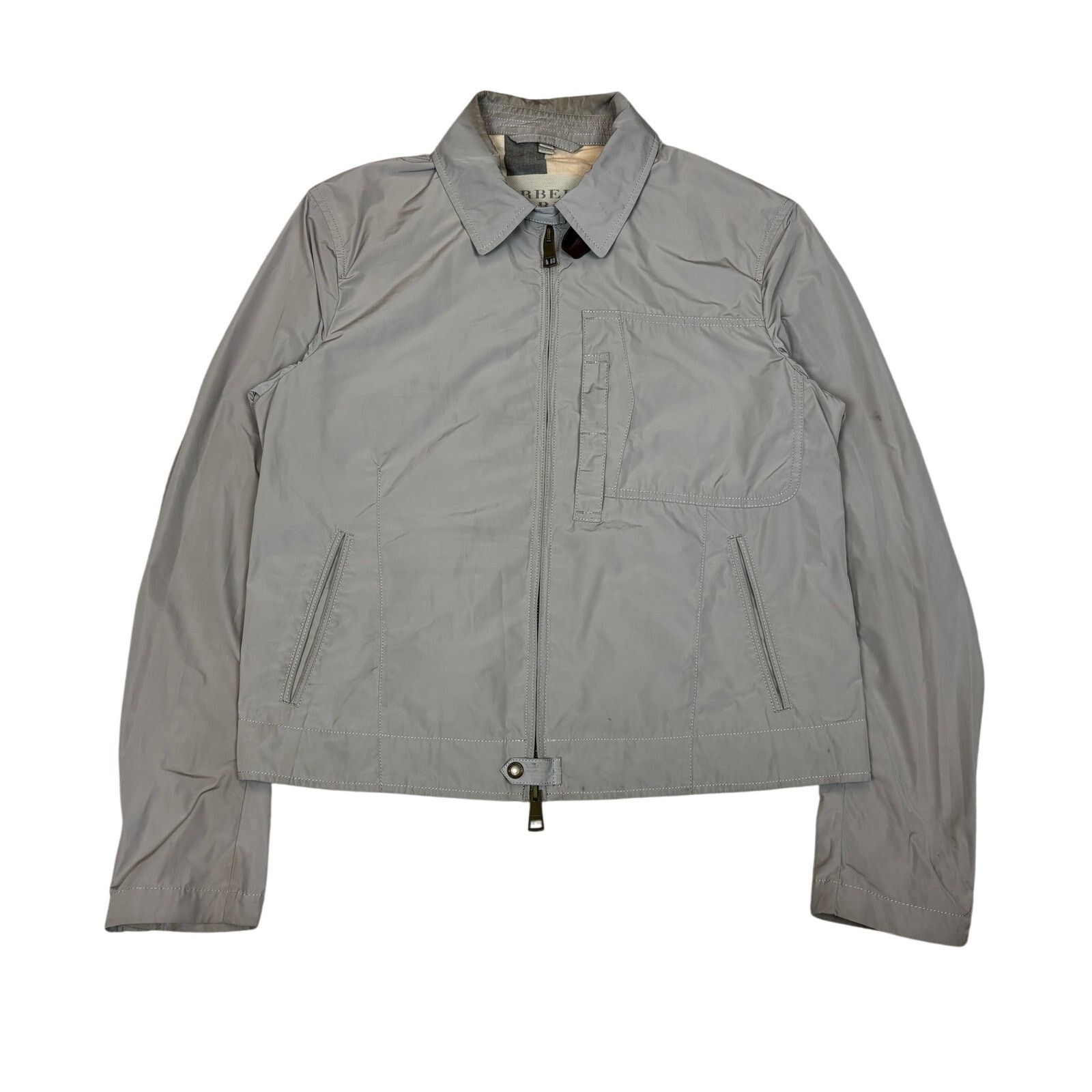 Burberry Burberry Brit Nova Check Bomber Jacket Men's Large Khaki Size US L / EU 52-54 / 3 - 1 Thumbnail