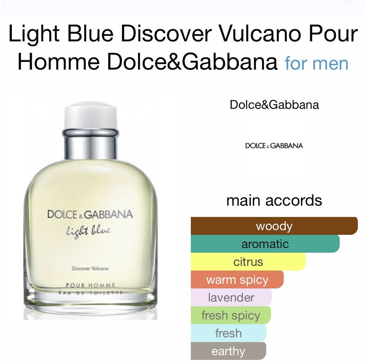 Dolce & Gabbana Dolce & Gabbana Light Blue 'Discover Vulcano' Size ONE SIZE - 1 Thumbnail
