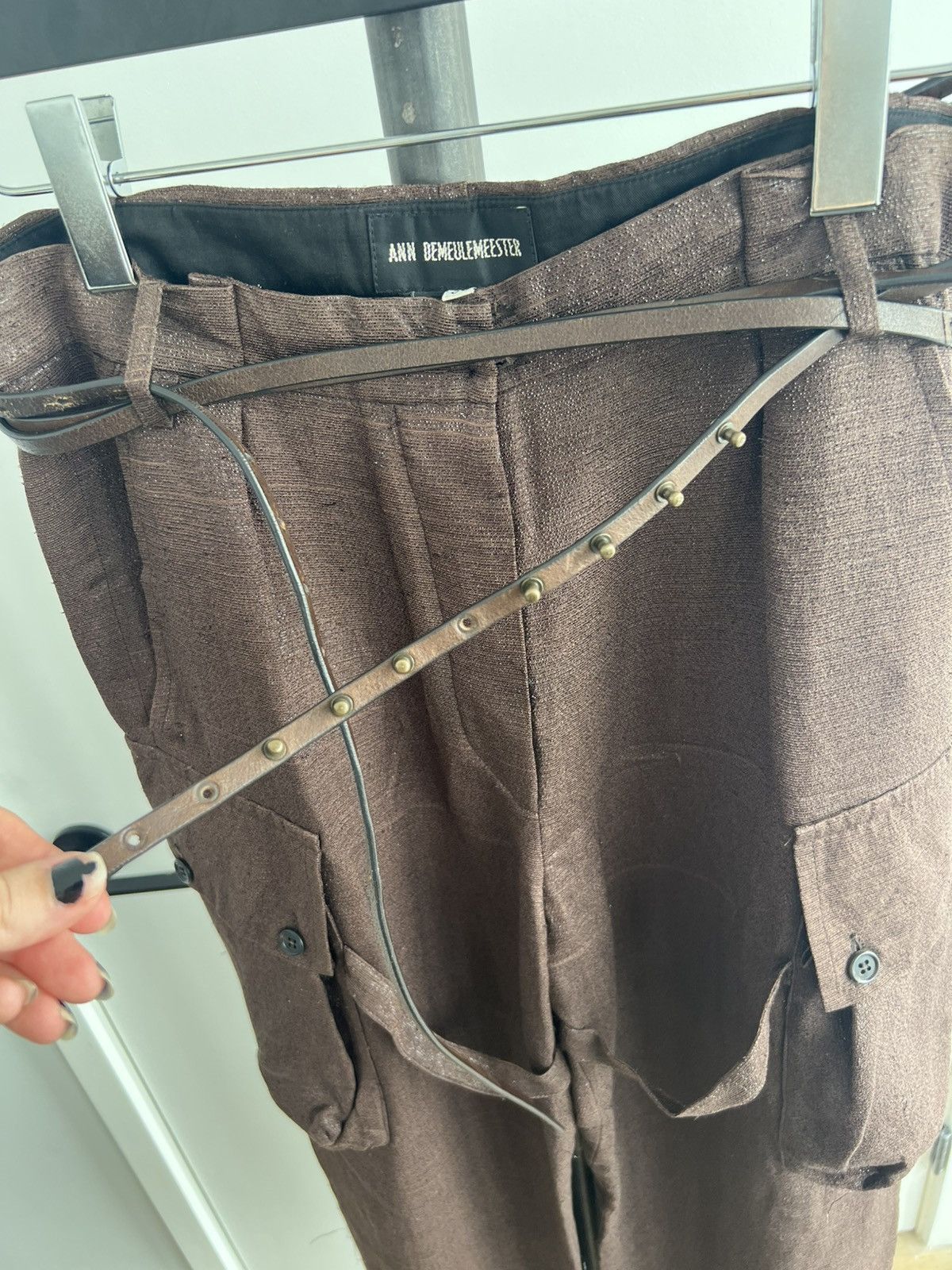 Isabel Benenato Brown Multi-Wrap Belt Size ONE SIZE - 4 Thumbnail