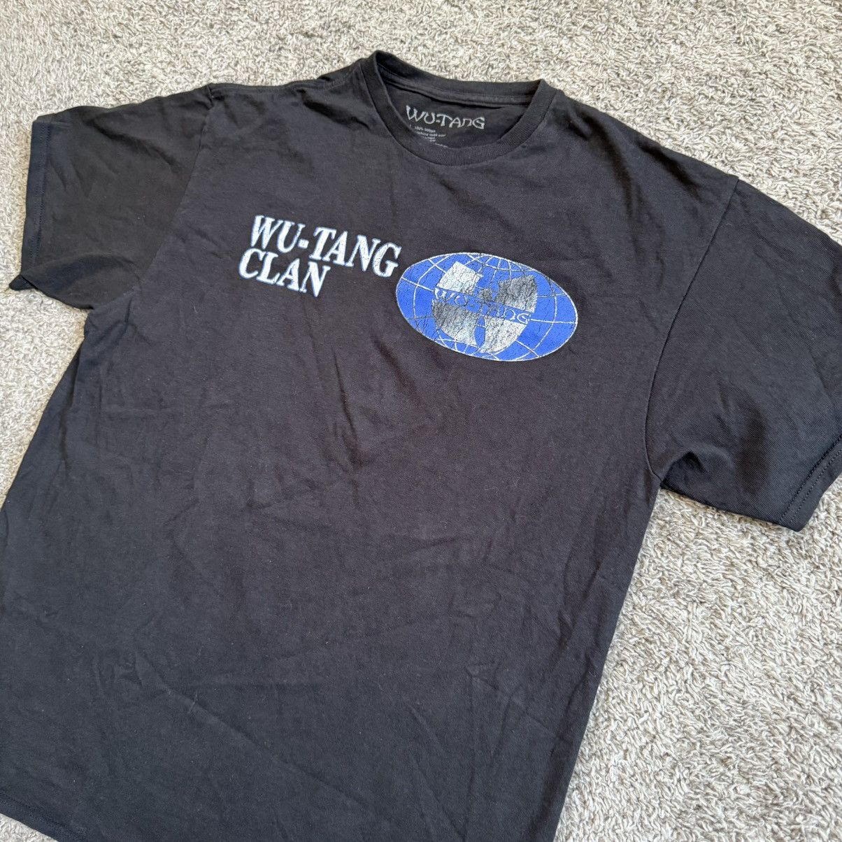 Wu-Tang Clan 🔴Wu-Tang Shirt Size Large Globe WuTang Clan Gza Rza Size US L / EU 52-54 / 3 - 7 Thumbnail