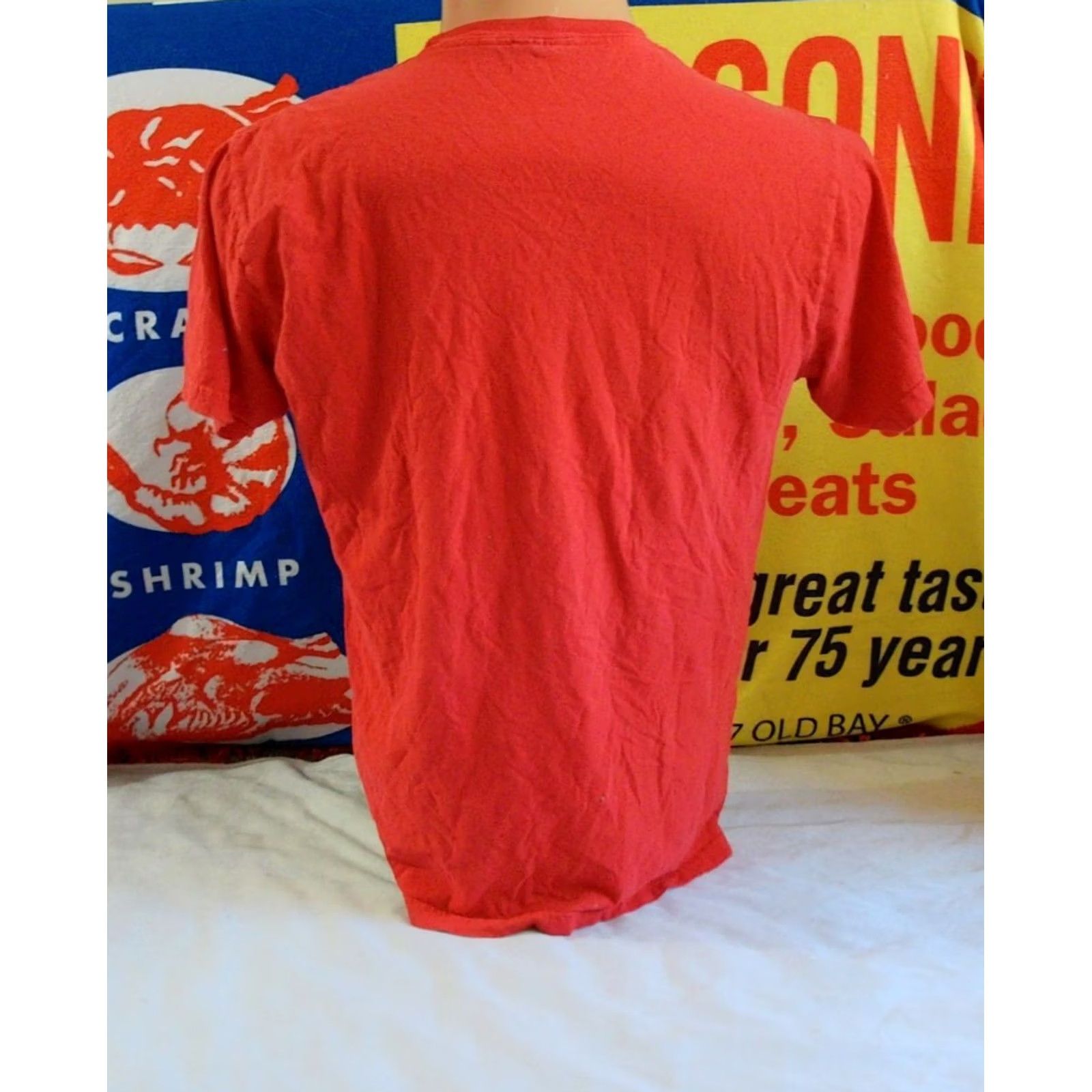 Vintage VINTAGE Bay Island INCUBUS t Shirt Men Large 90s Band Nu Metal ALTERNATIVE ROCK Red Cotton Graphic Print Crew Neck Short Sleeve Slim Modernized Size US L / EU 52-54 / 3 - 5 Thumbnail