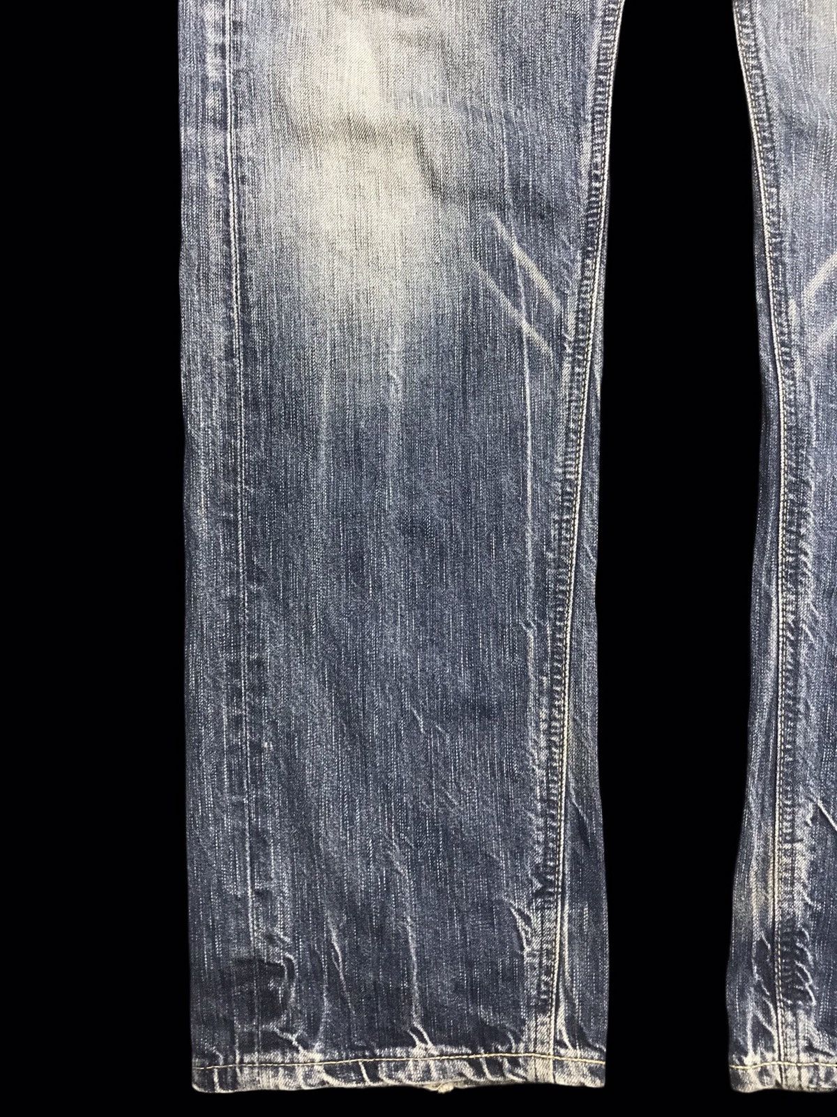 Edwin 💥DENIM ART💥ARCHIVAL EDWIN 503 SICK FADES DENIM F308 Size US 34 / EU 50 - 8 Thumbnail