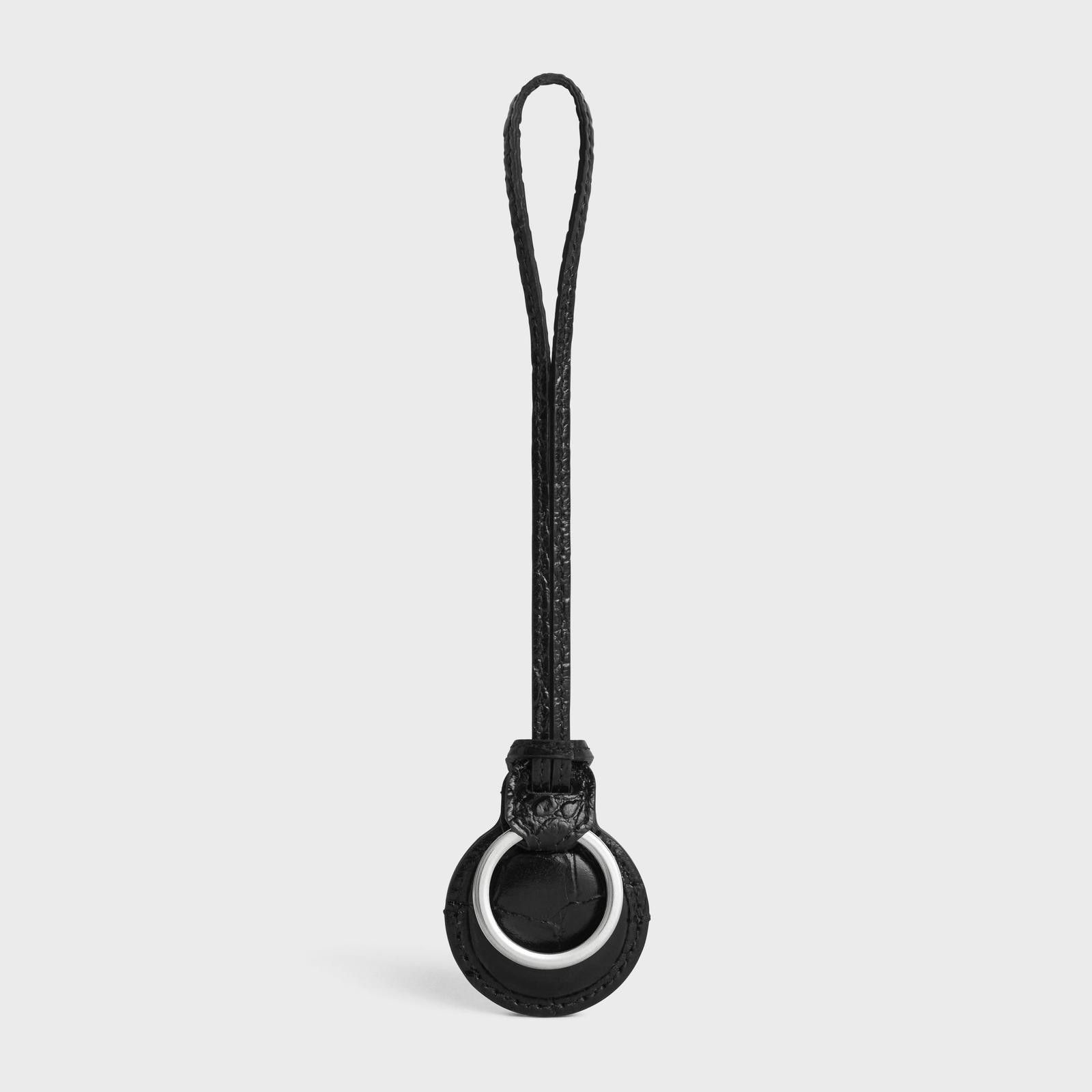 Celine o1bcso1str1024 Size: OS / Airtag Holder in Black Size ONE SIZE - 1 Thumbnail