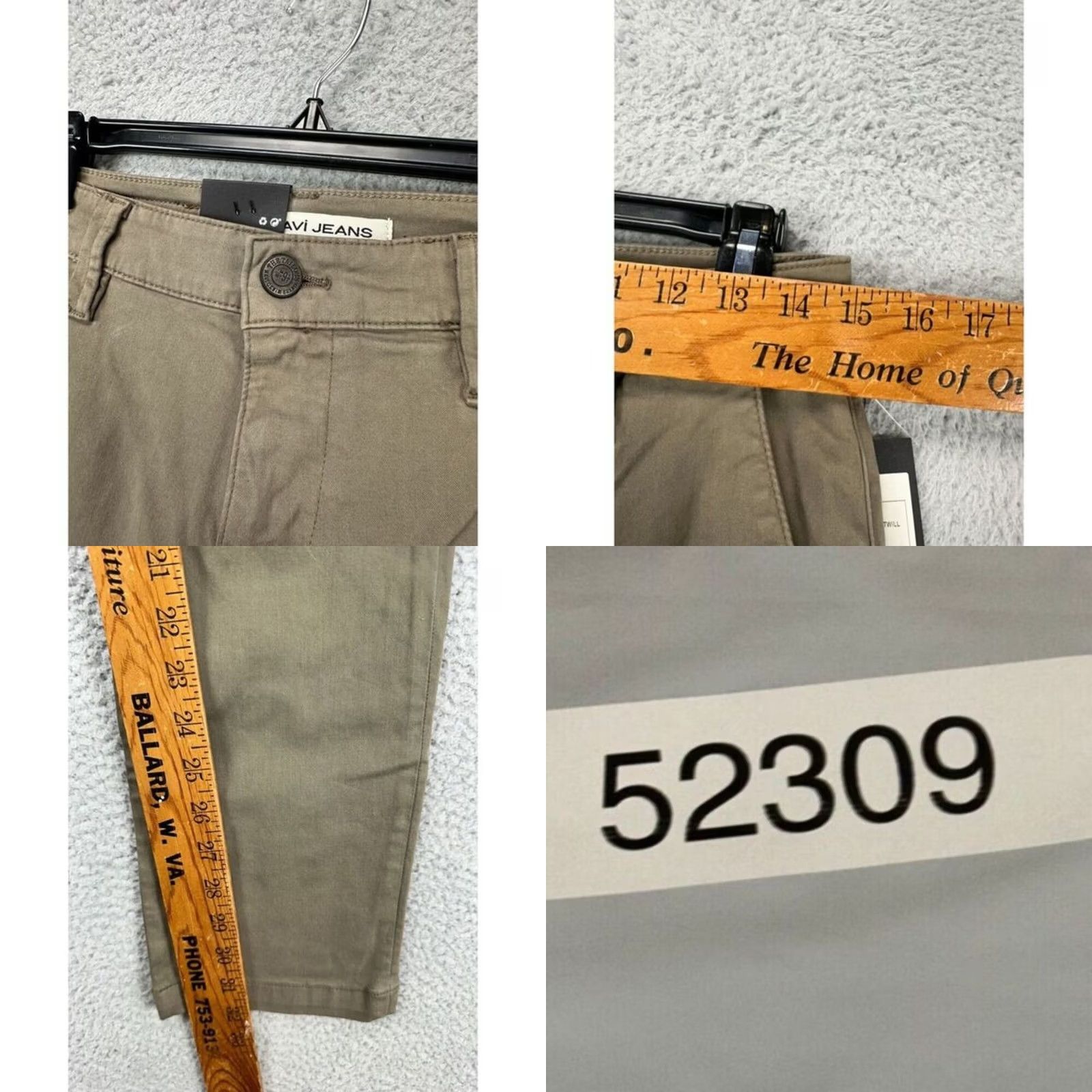Vintage VINTAGE Mavi Edward Chino Pants Mens 28X32 Dusty Olive Slim Straight Stretch Size US 28 / EU 44 - 8 Thumbnail