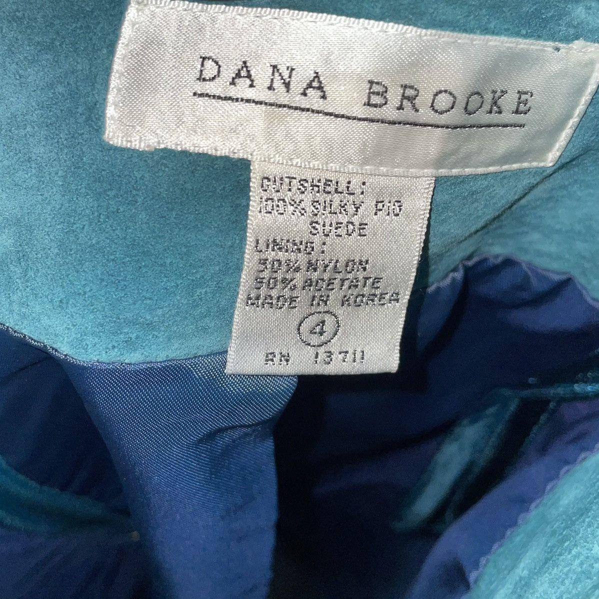 Vintage Dana Brooke Suede Skirt Size 27" / US 4 / IT 40 - 2 Thumbnail