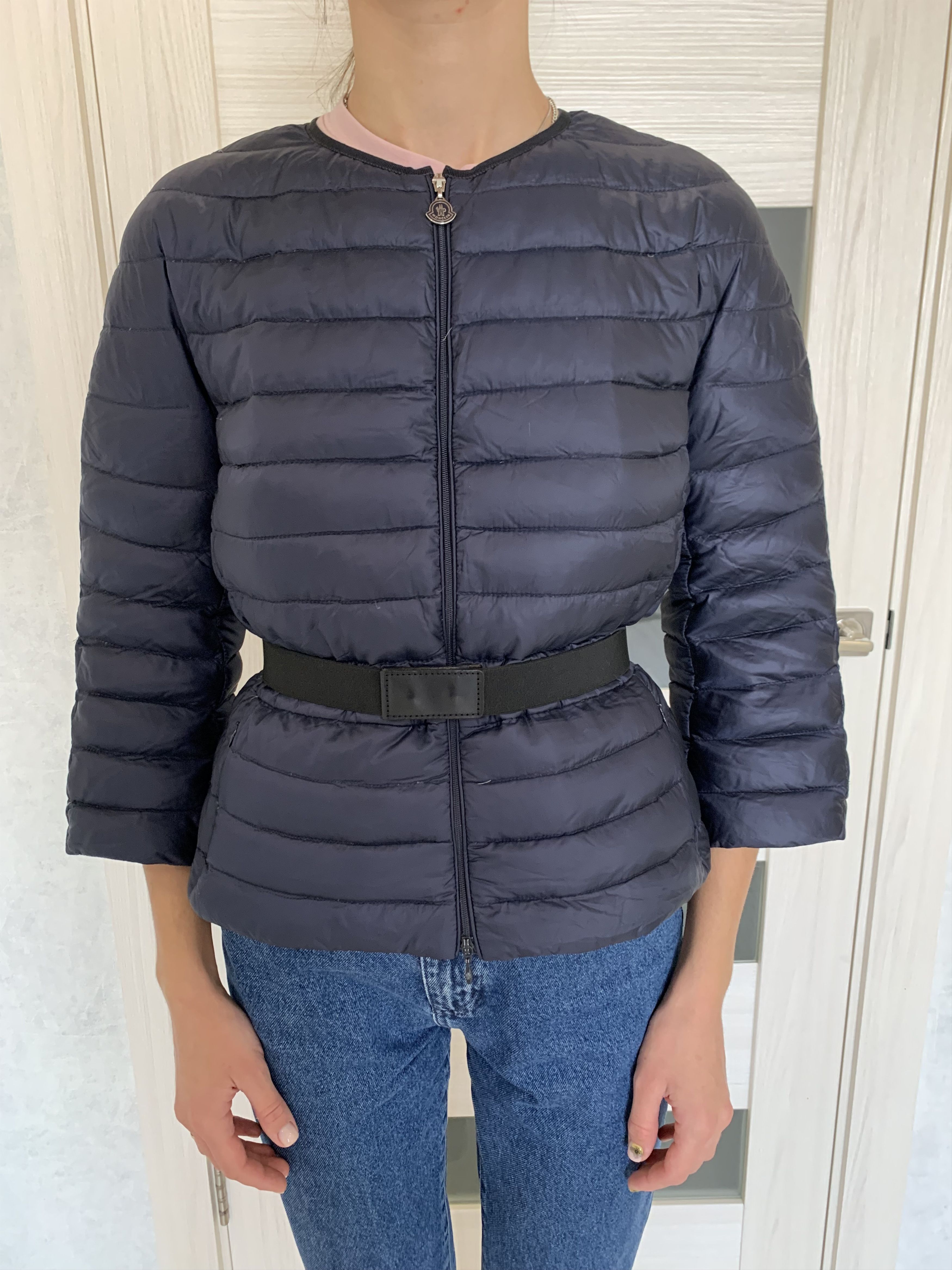 MONCLER SCHAAL Lightweight Down Puffer Coat Jacket