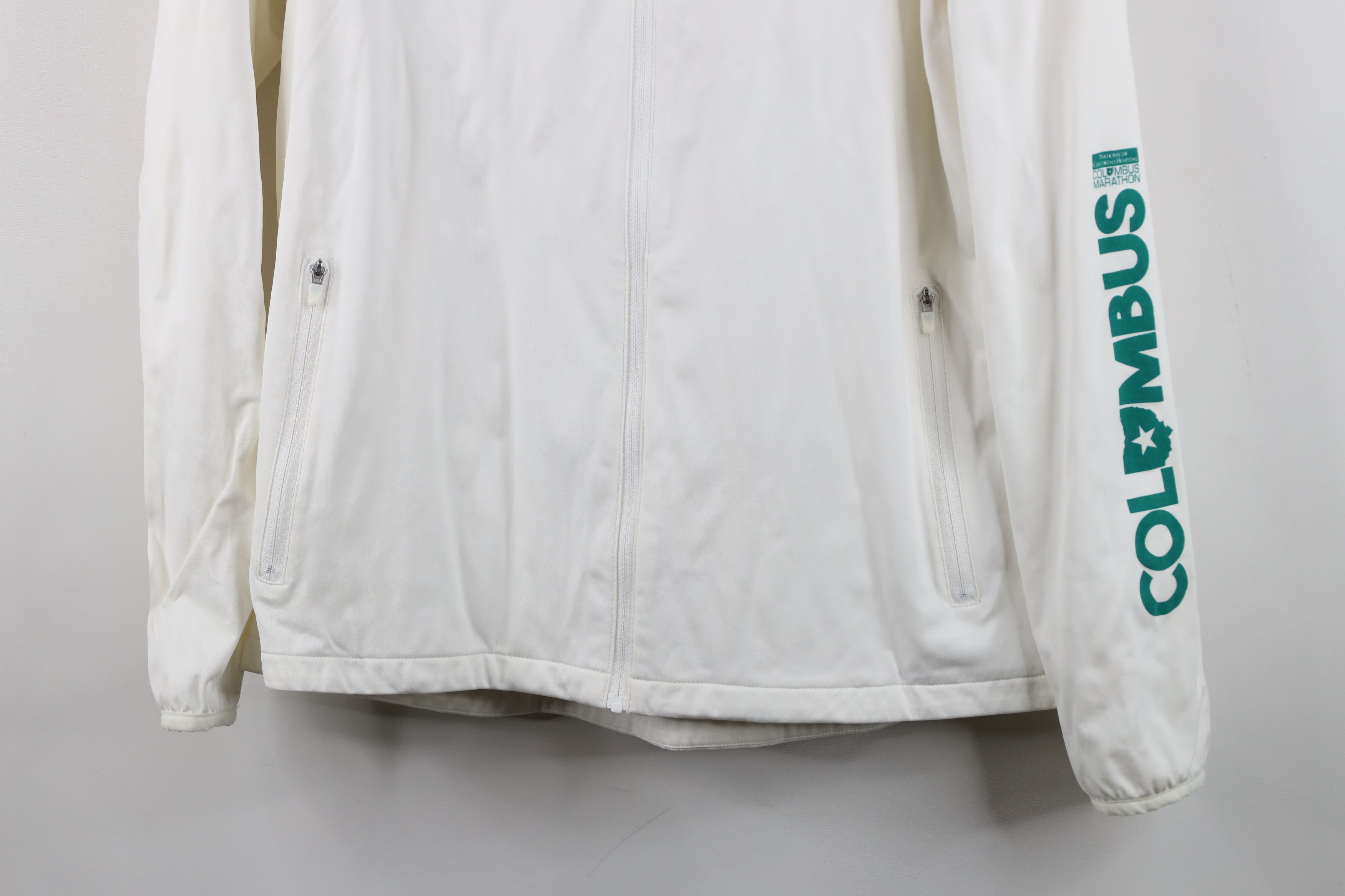 Nike Nike Golf Columbus Marathon Fleece Lined Hooded Jacket White Size M / US 6-8 / IT 42-44 - 3 Thumbnail