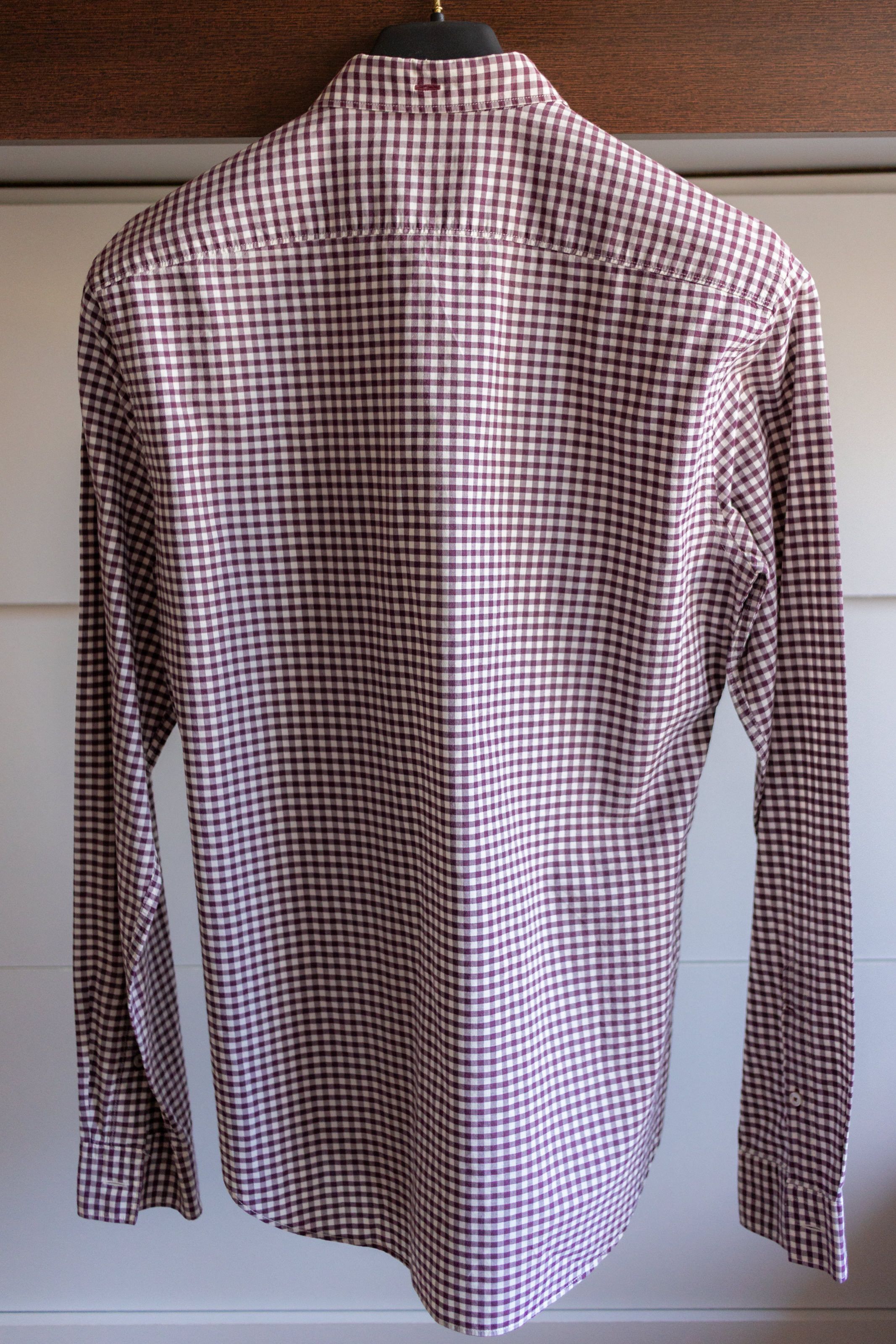 Burberry Purple Gingham Check Shirt Size US S / EU 44-46 / 1 - 2 Thumbnail
