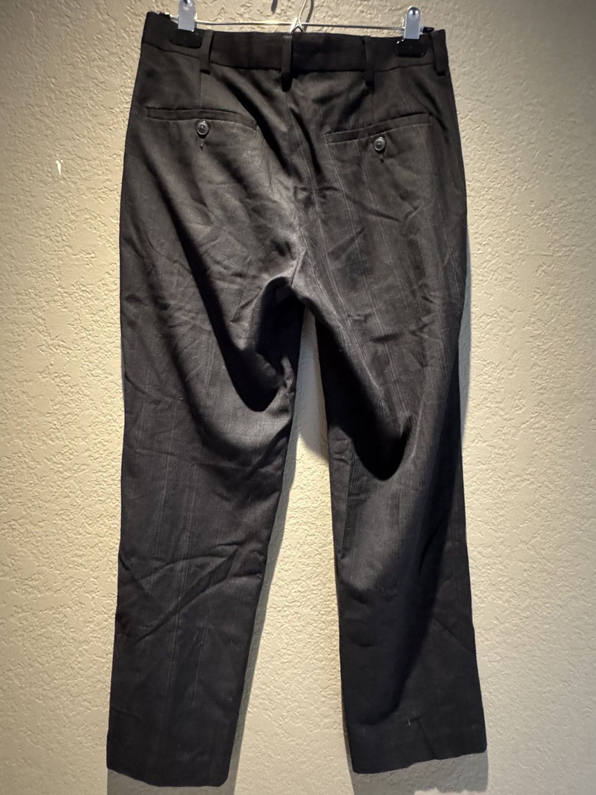 Vintage Plaid Black Slacks Dress Pants Size US 29 - 6 Thumbnail