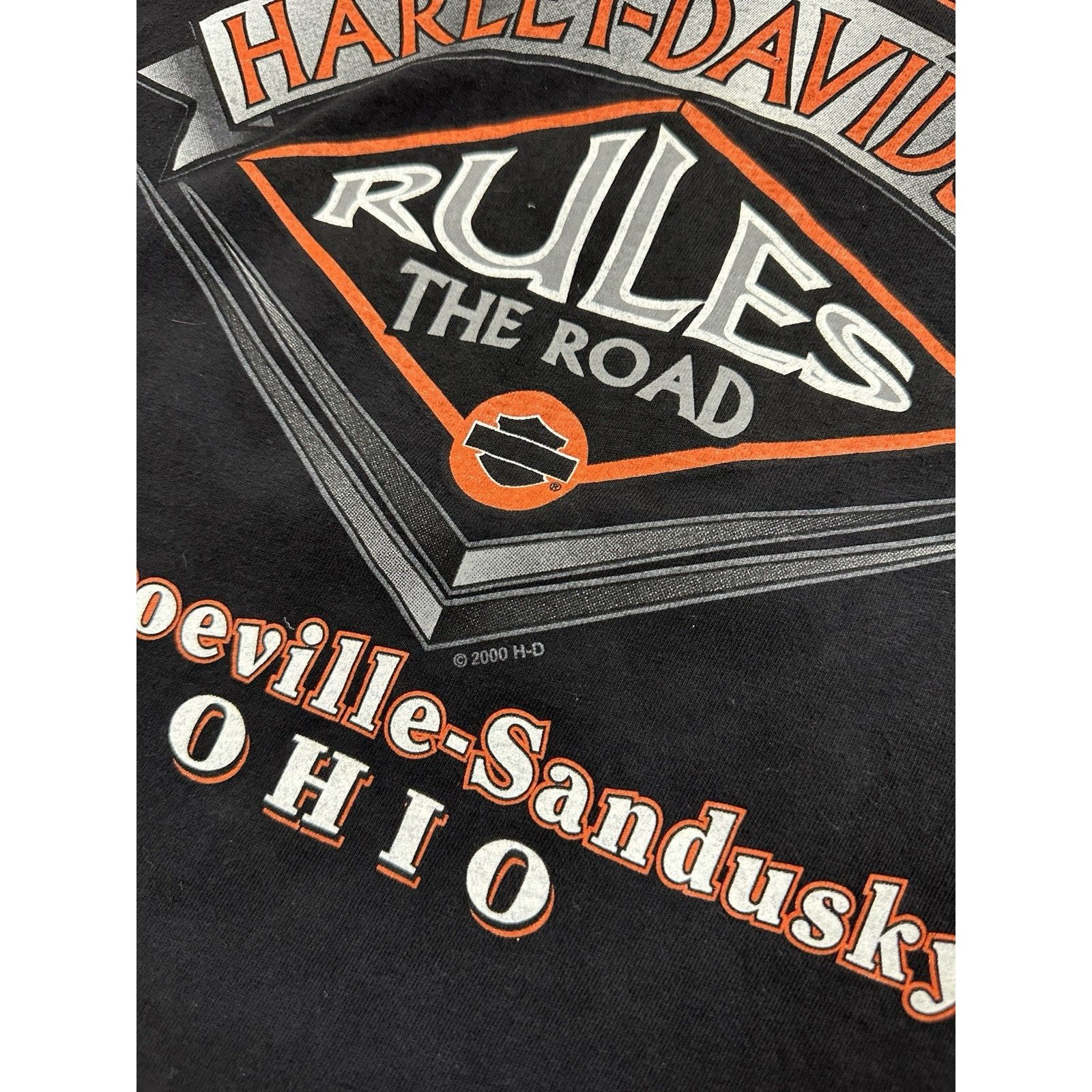 Harley Davidson × Vintage Vintage Harley Davidson "Size Does Matter" T-shirt Size US XL / EU 56 / 4 - 6 Thumbnail