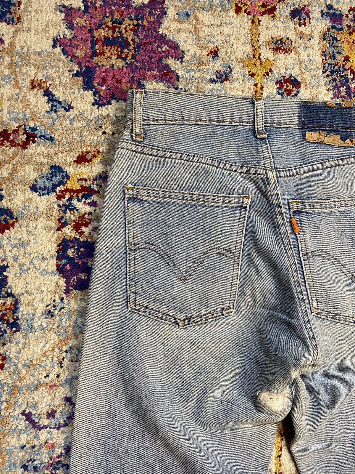 Levi's 80s Orange Tab Levi's non selvedge 347 Rindem Blue Jeans W32 Size US 32 / EU 48 - 5 Thumbnail
