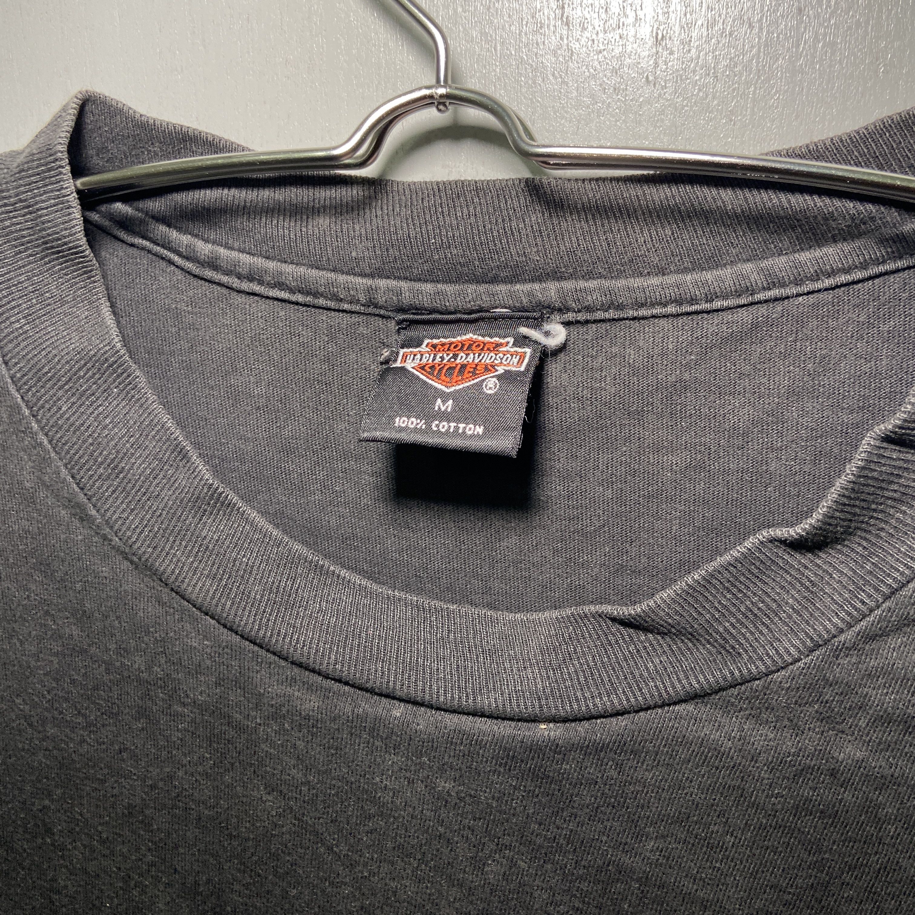 Harley Davidson × Vintage Distressed Vintage Harley Davidson Medium Size Holoubek Tee Size US M / EU 48-50 / 2 - 3 Thumbnail