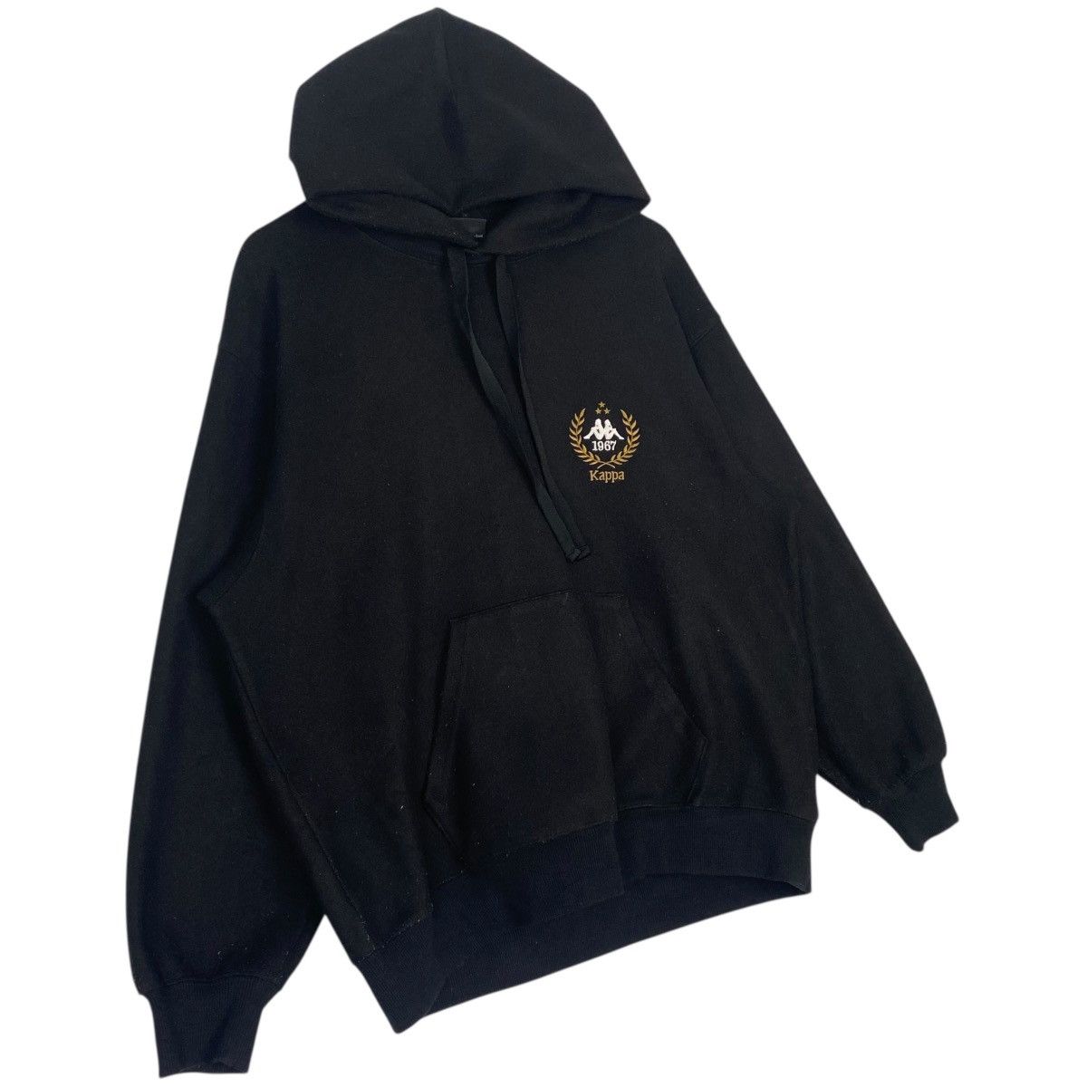 Other Vintage Kappa Hoodie Sweater Black Small Logo Embroidery Size US L / EU 52-54 / 3 - 2 Thumbnail