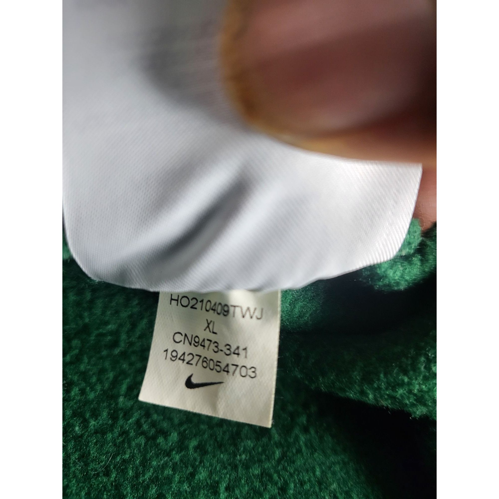 Nike Nike Flames GMS Baseball Hoodie Men Sz XL Green Embroidered Size US XL / EU 56 / 4 - 7 Thumbnail
