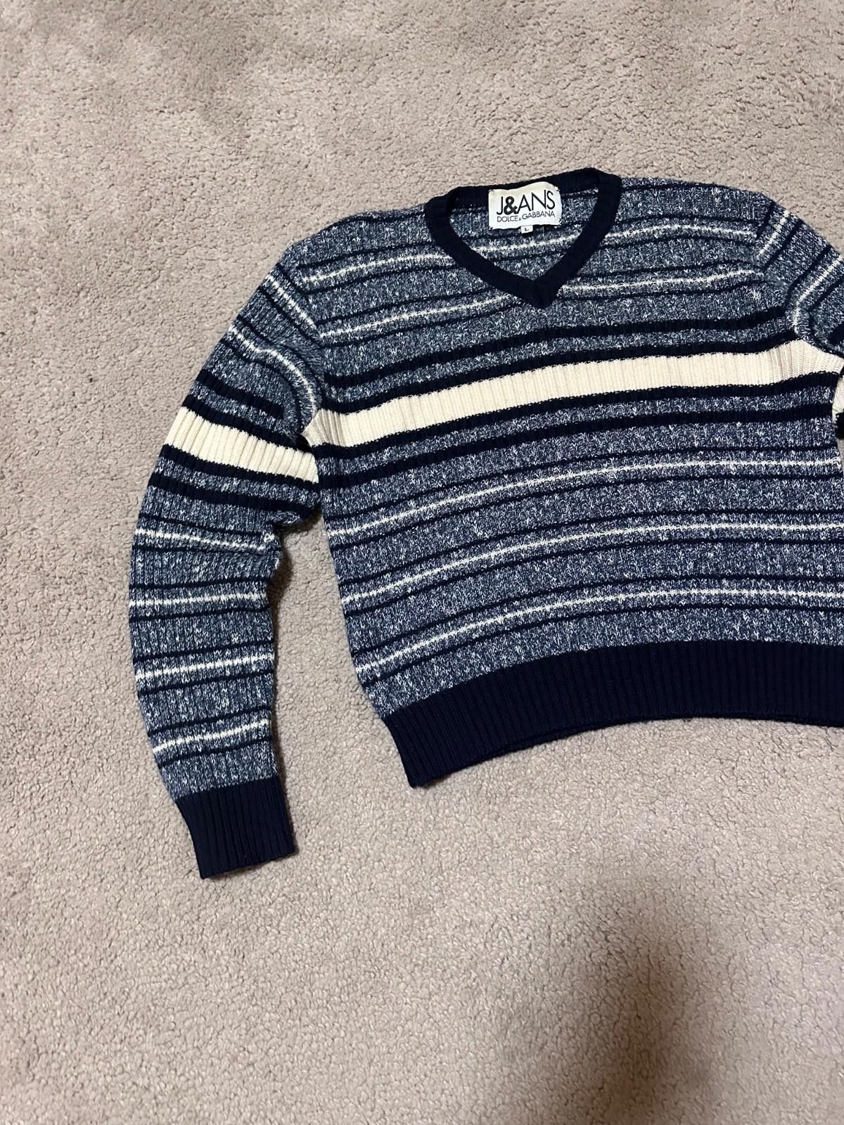 Dolce & Gabbana Womens Dolce&Gabbana Jeans Wool Sweater Sz L Size L / US 10 / IT 46 - 2 Thumbnail