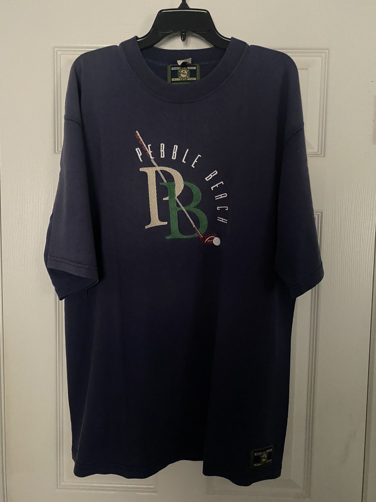 Vintage Pebble Beach Golf Tee Size US XL / EU 56 / 4 - 1 Thumbnail