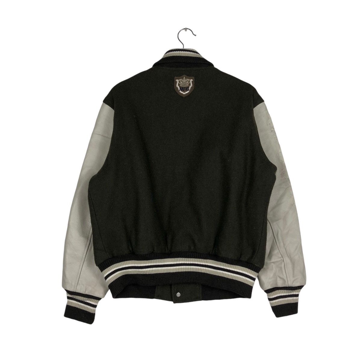Japanese Brand 📌Vintage Bomber Varsity Jacket Leather Mc Gregor Big Logo Size US M / EU 48-50 / 2 - 9 Thumbnail