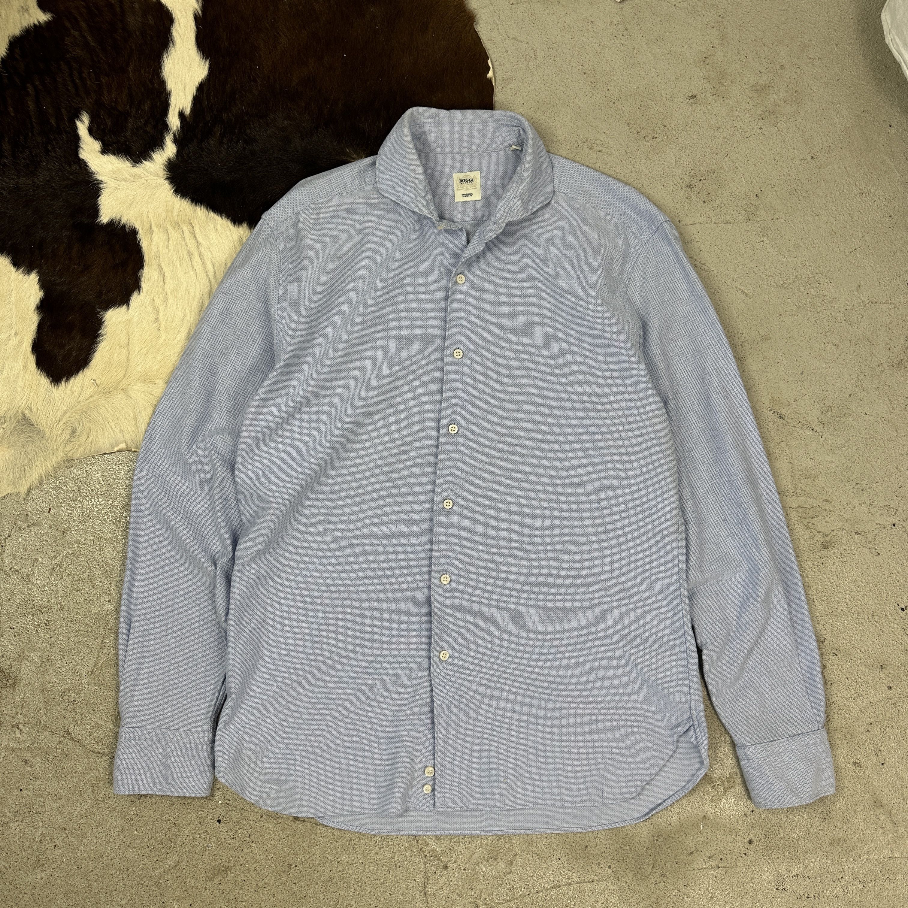 Boggi × Vintage Boggi Milano Shirt Size US L / EU 52-54 / 3 - 2 Thumbnail