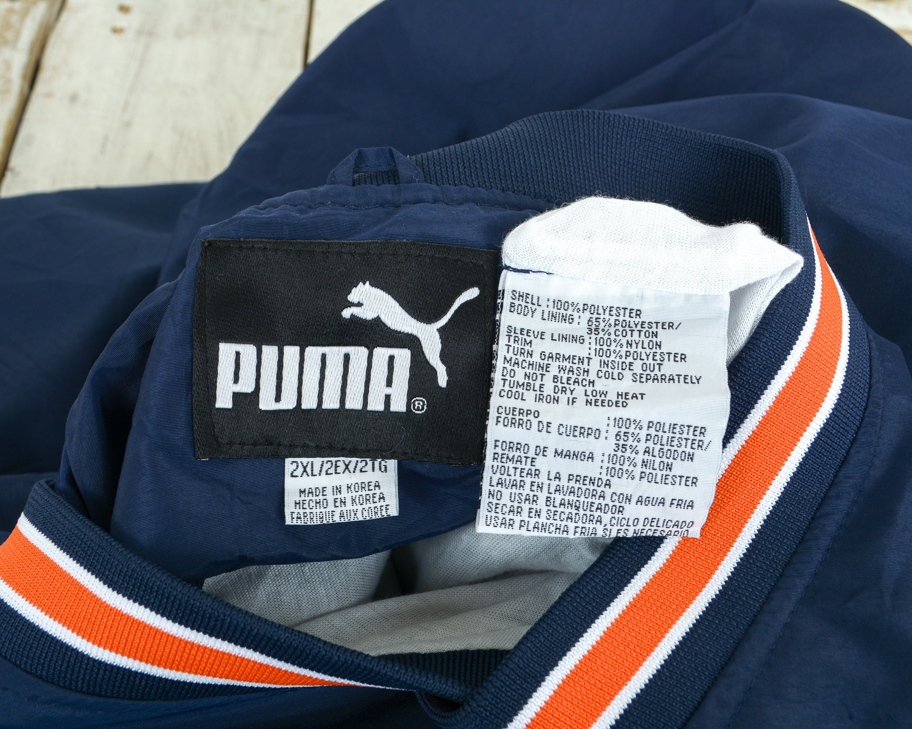 Puma × Vintage Virginia Cavaliers Pullover Jacket Tracksuit Windbreaker Size US XXL / EU 58 / 5 - 10 Thumbnail