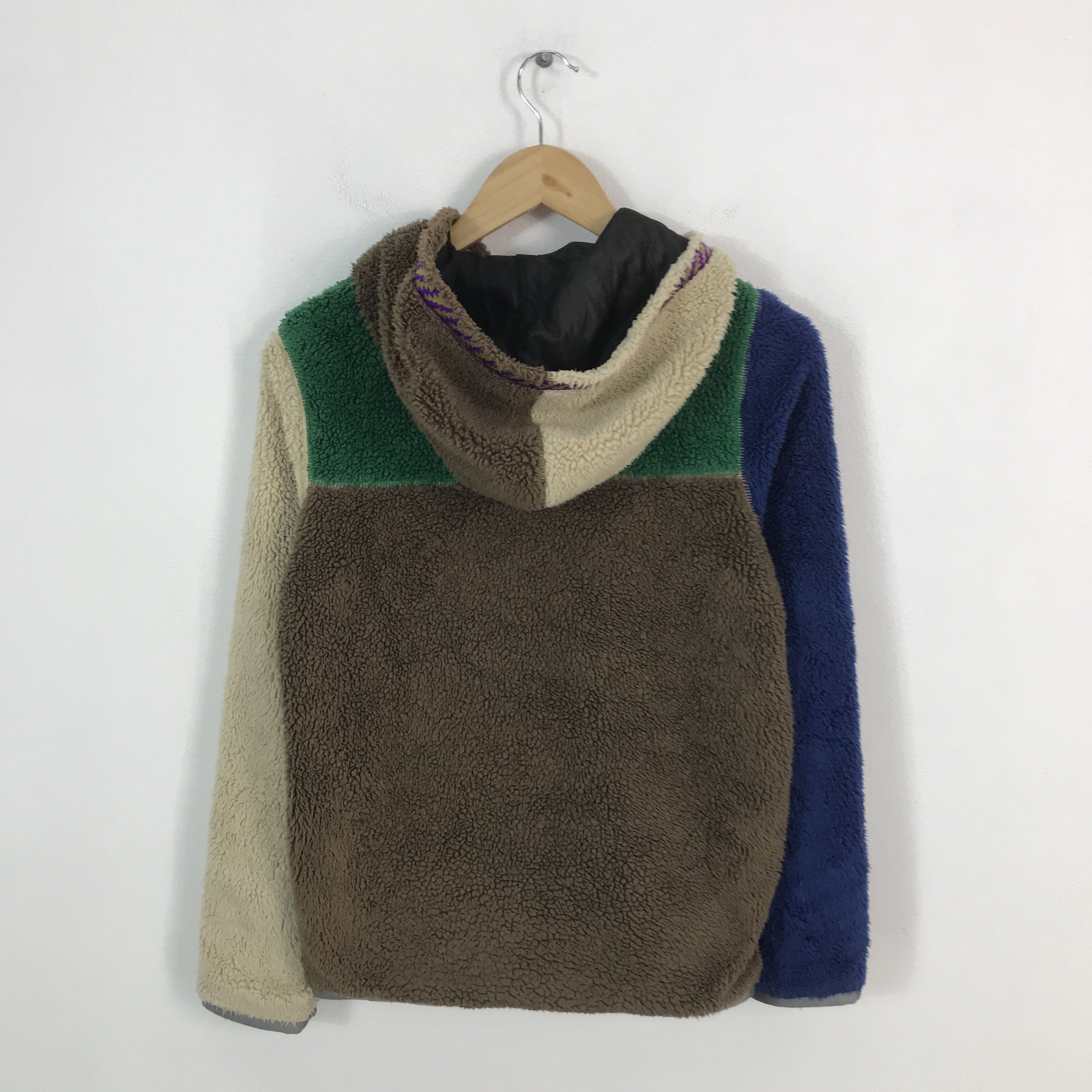 Japanese Brand × Vintage XGirl Sherpa multicolour hoodies jacket Size US S / EU 44-46 / 1 - 2 Thumbnail